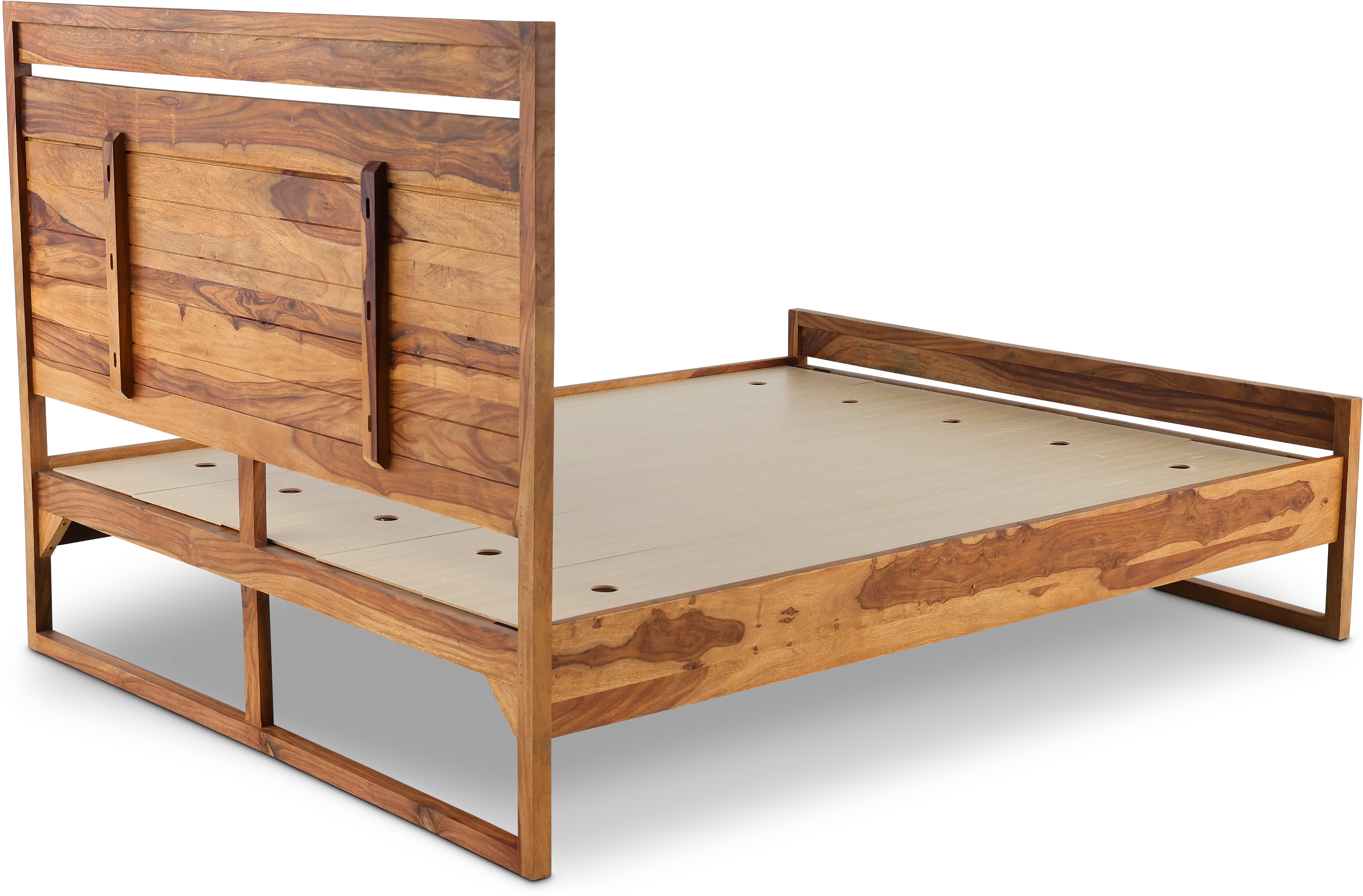 Hidden Haven Natural Queen Bed-9