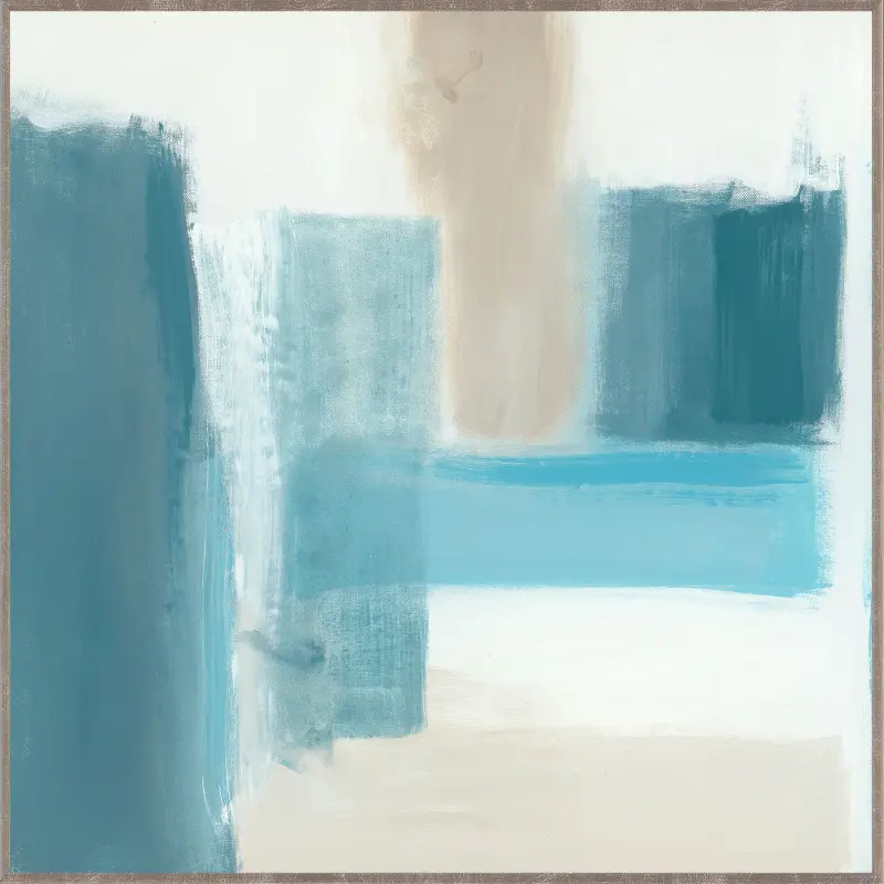 Framed Sea Tones Wall Art