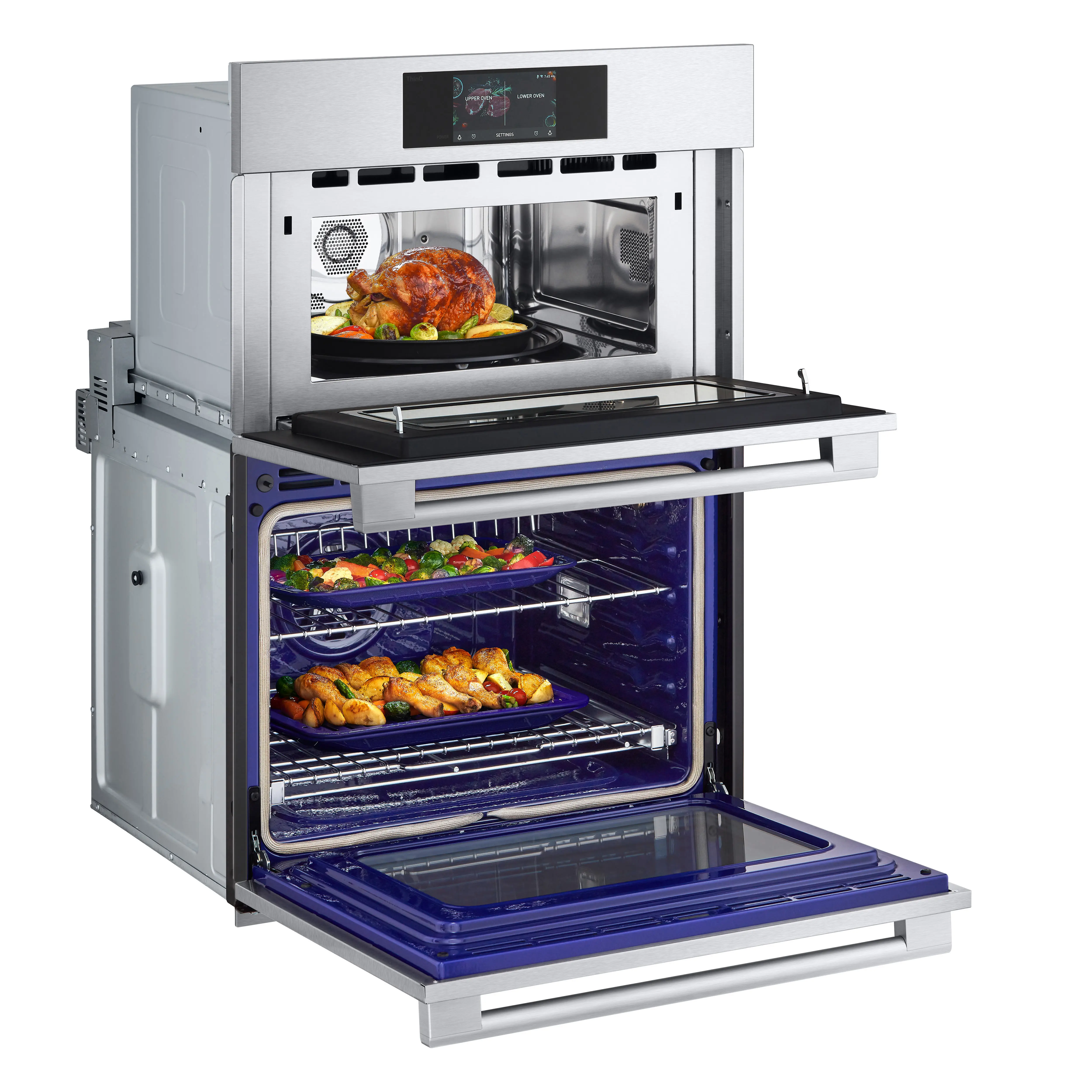 WCES6428F LG Studio 6.4 cu ft Combination Wall Oven - Stainless Steel 30 Inch-4