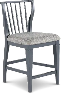 Vista Azul Graphite Gray Counter Height Stool