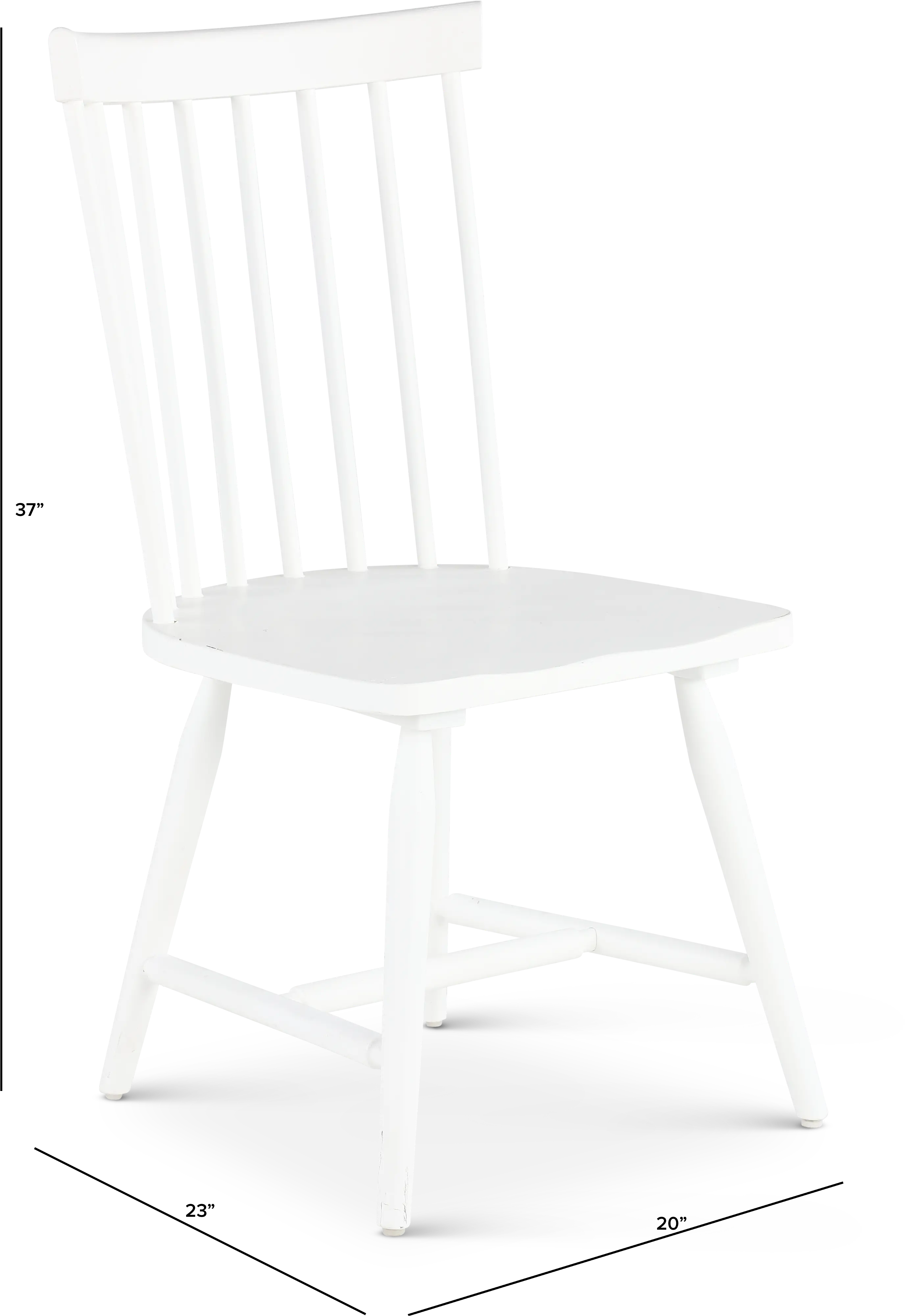 499-C4000S Palmetto Heights White Dining Chair-3