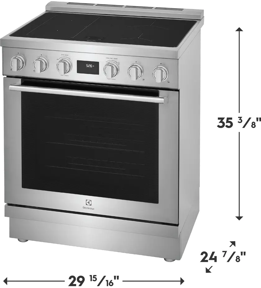 ECFI3068AS Electrolux 30  Induction Single-Oven Range - Stainless Steel-3