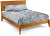 2 West Natural King Platform Bed