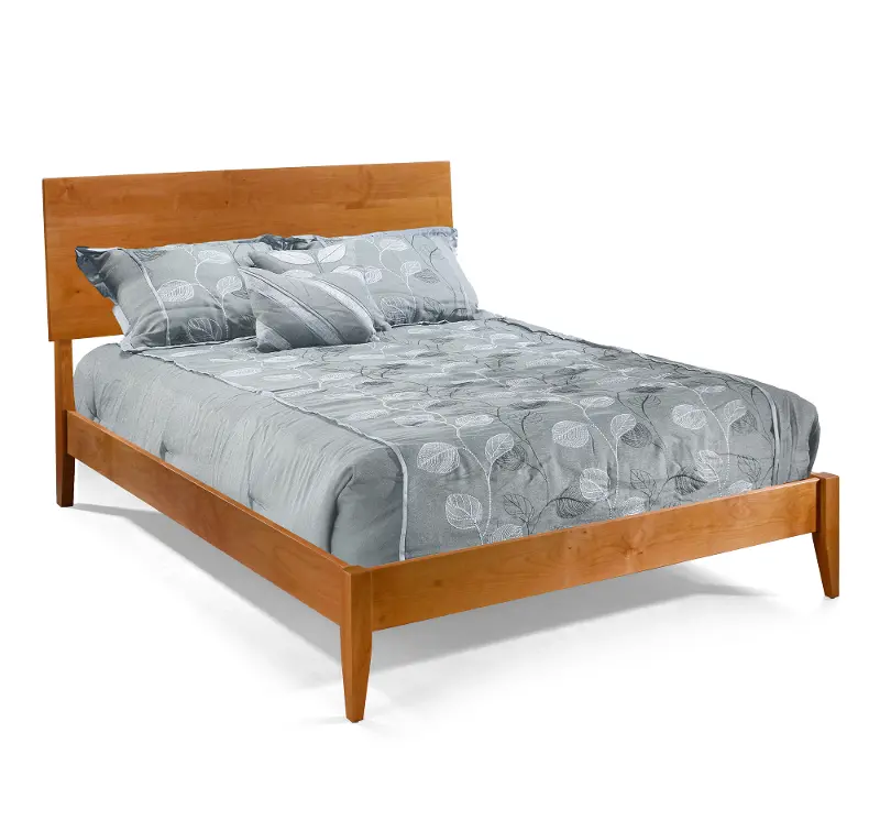 2 West Natural King Platform Bed
