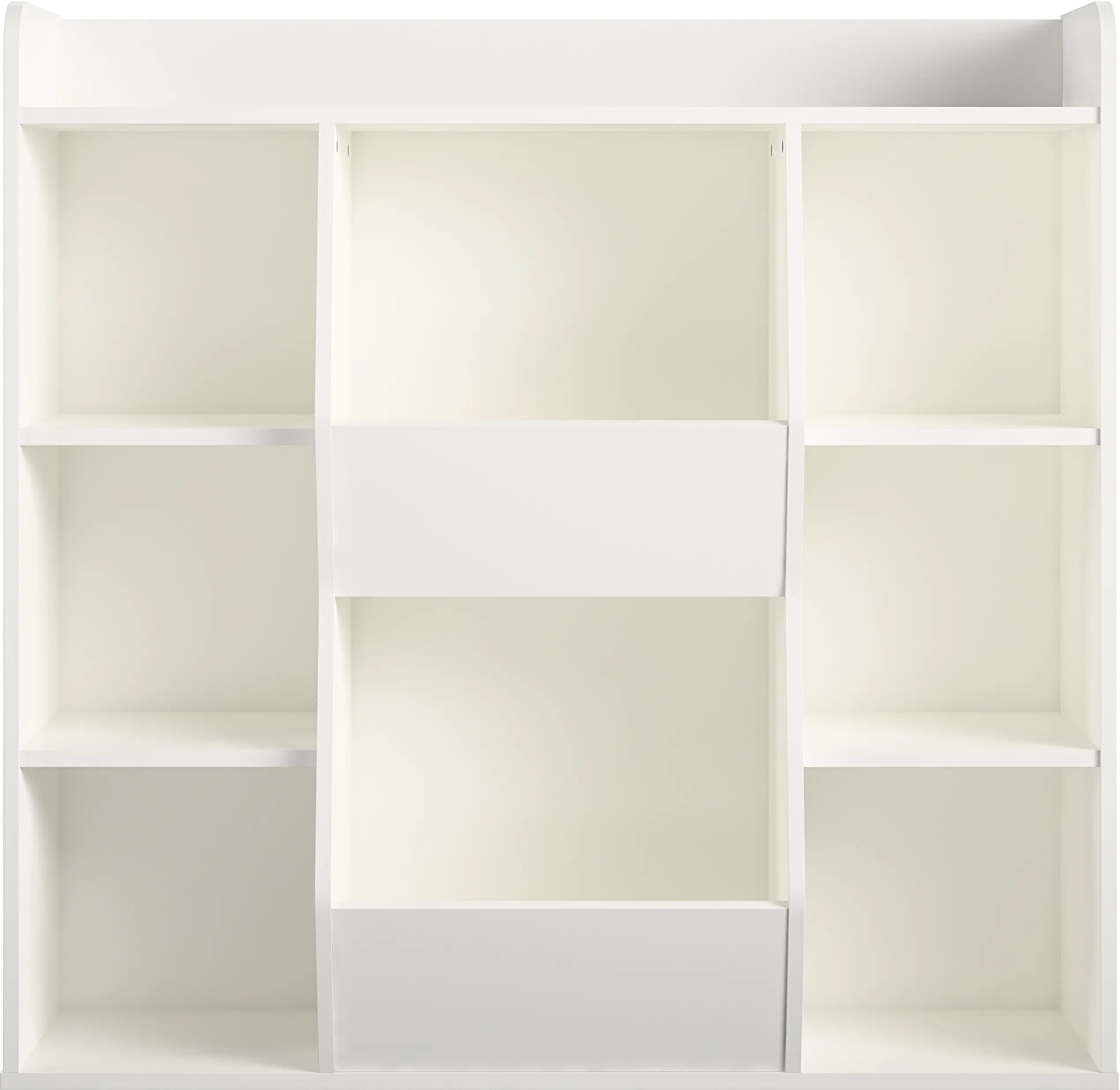 Tyler Kids White Toy Storage Bookcase-4