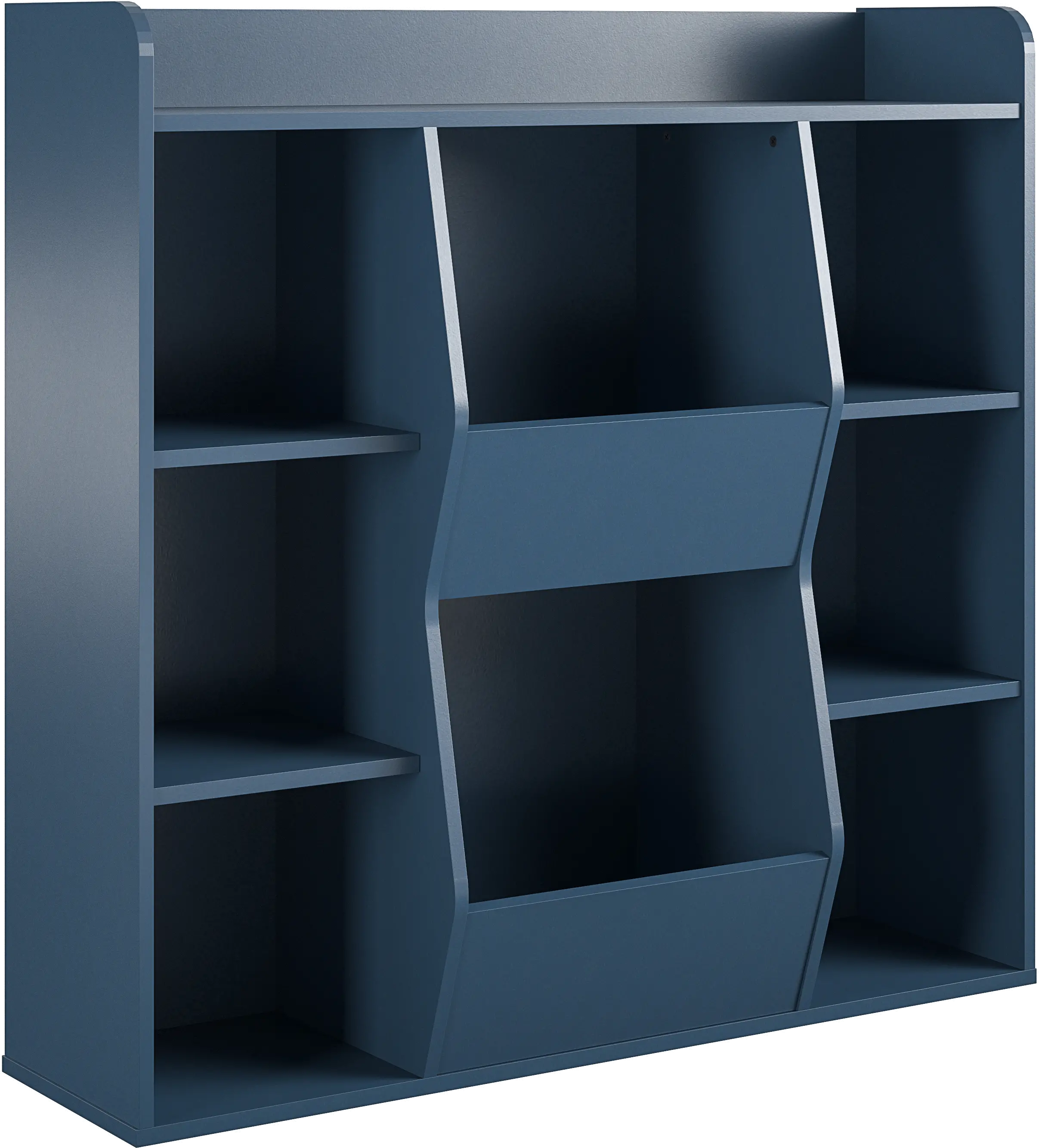 Tyler Kids Navy Toy Storage Bookcase-1
