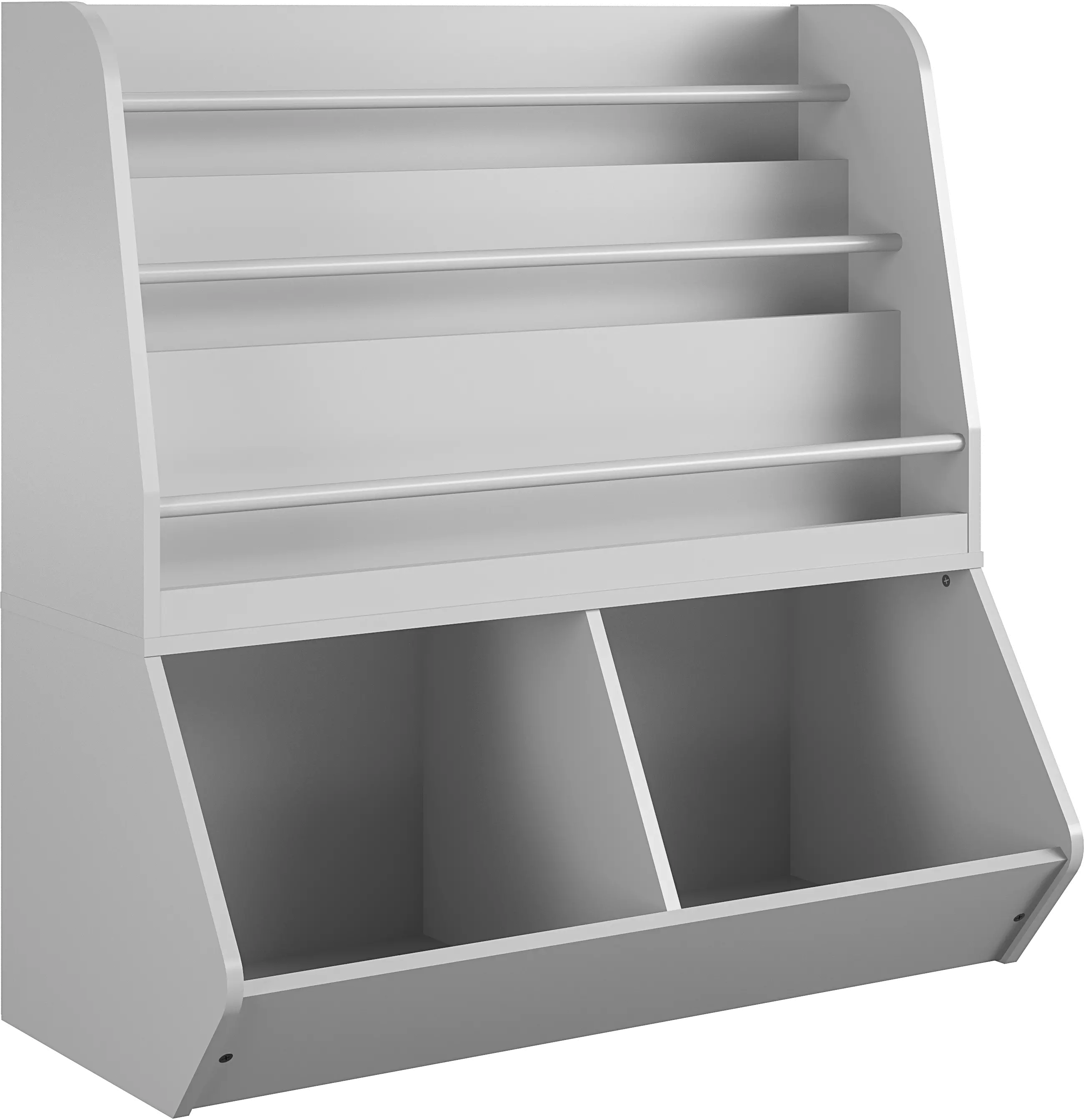 Tyler Gray Kid's Book and Toy Storage-4