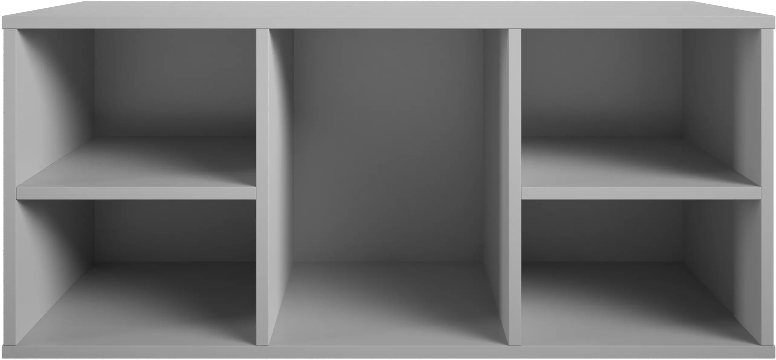 Tyler Kids Dove Gray 5-Cube Bench-1