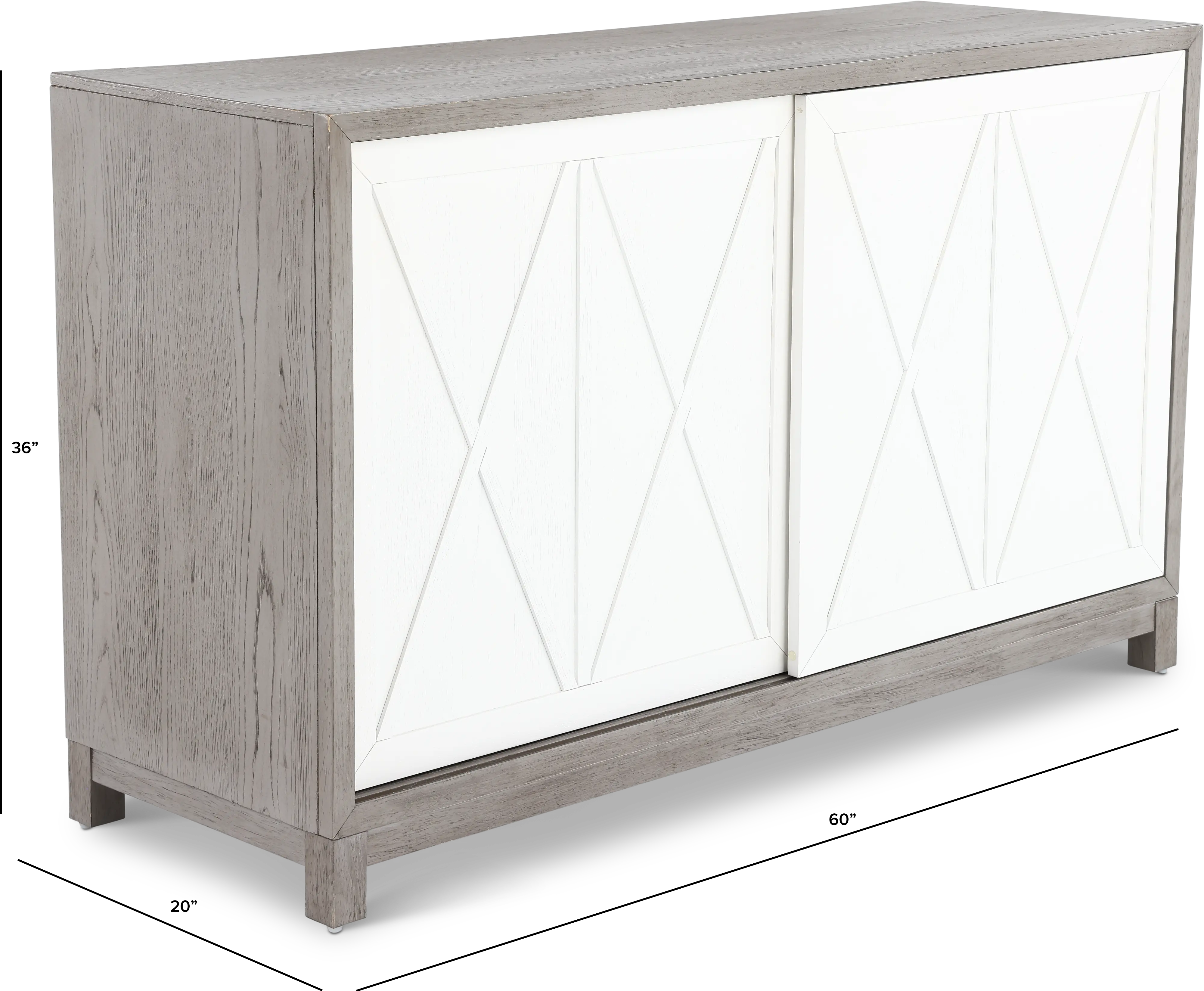 499-SR6036 Palmetto Heights White and Gray Server-3