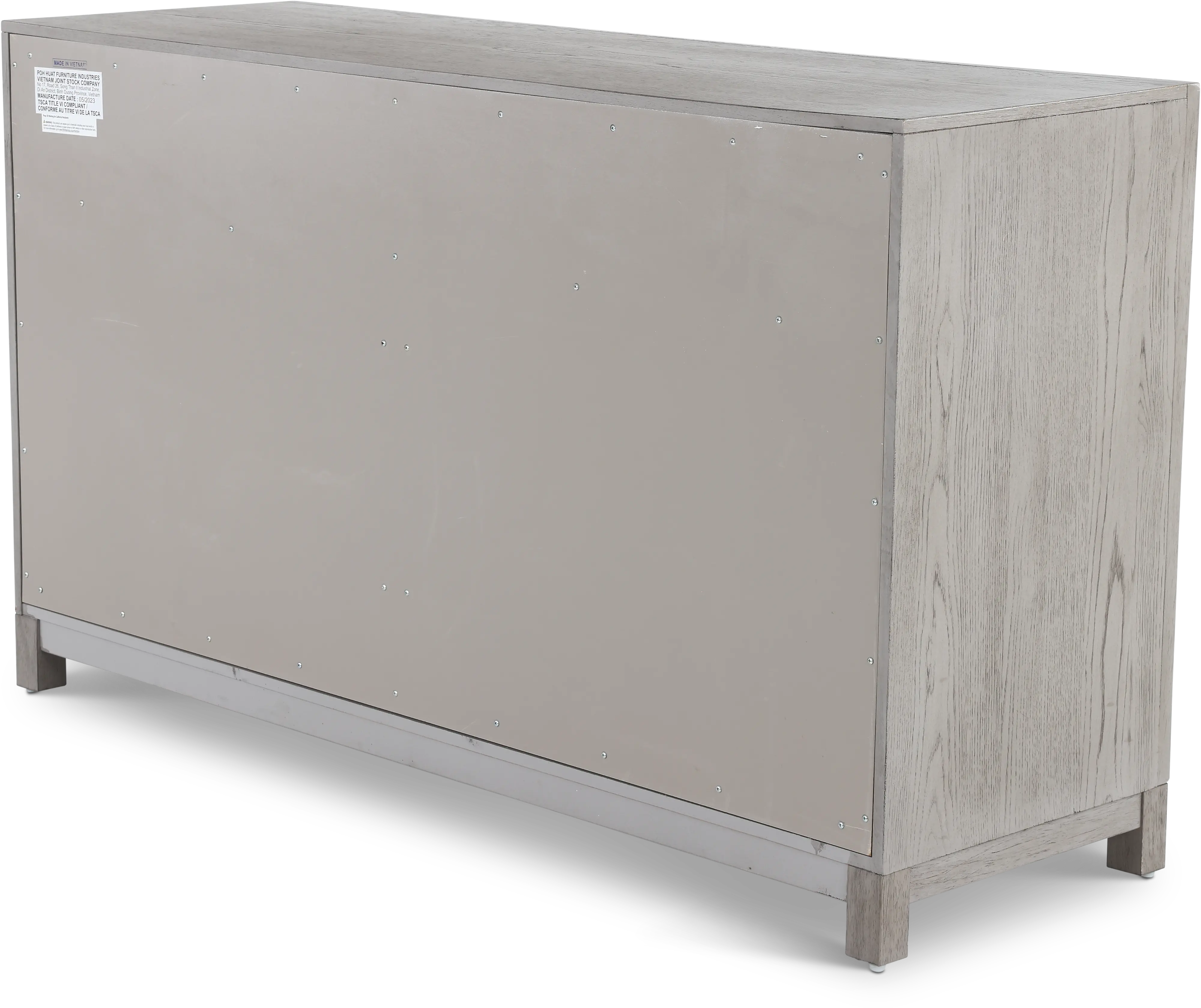 499-SR6036 Palmetto Heights White and Gray Server-6