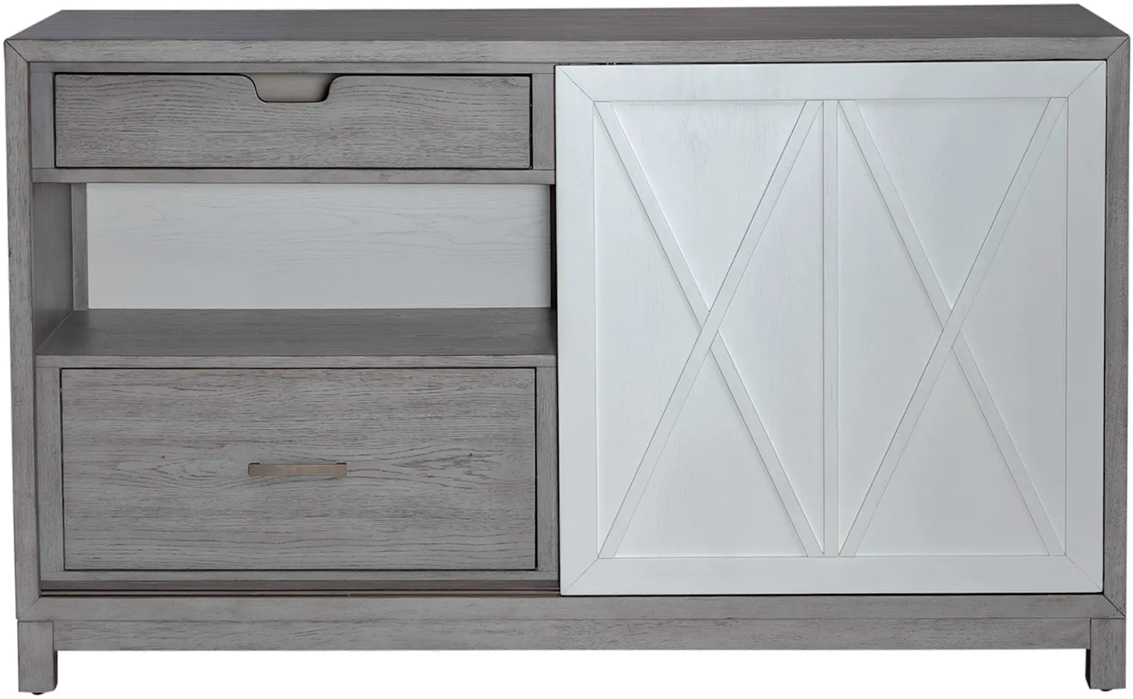 499-SR6036 Palmetto Heights White and Gray Server-7