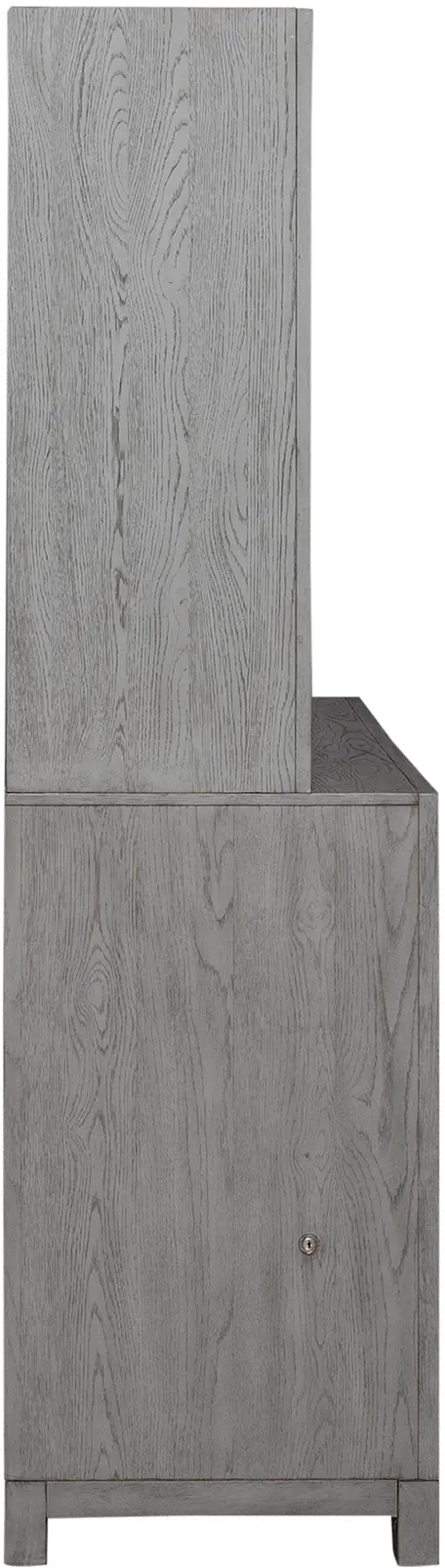 499/SERVER&HUTCH Palmetto Heights White and Gray Server and Hutch-5
