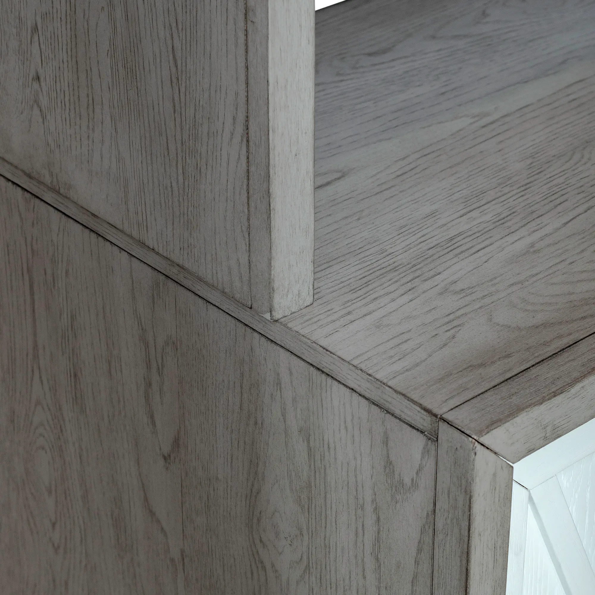 499/SERVER&HUTCH Palmetto Heights White and Gray Server and Hutch-2