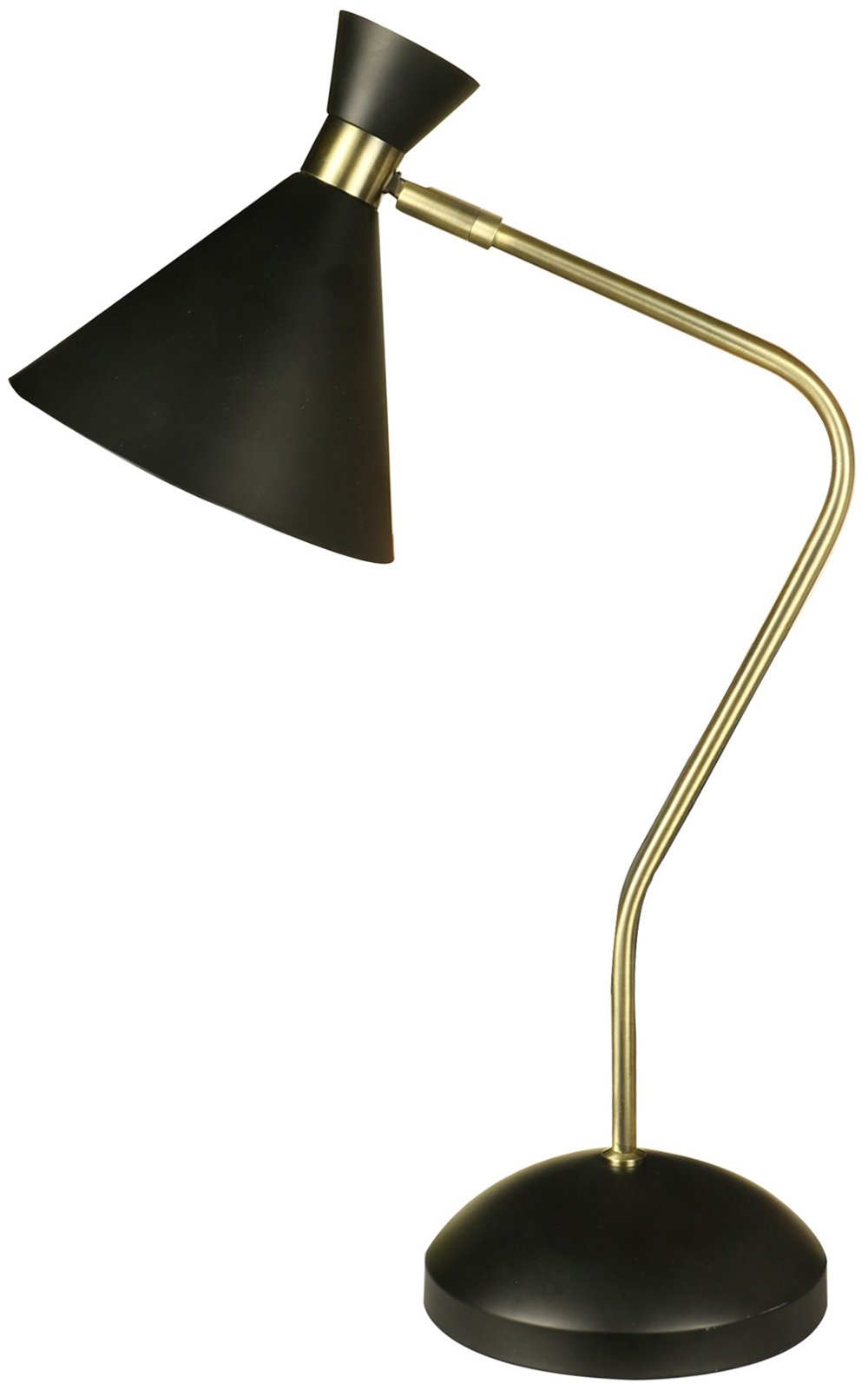 Antique Brass/Black Table Lamp