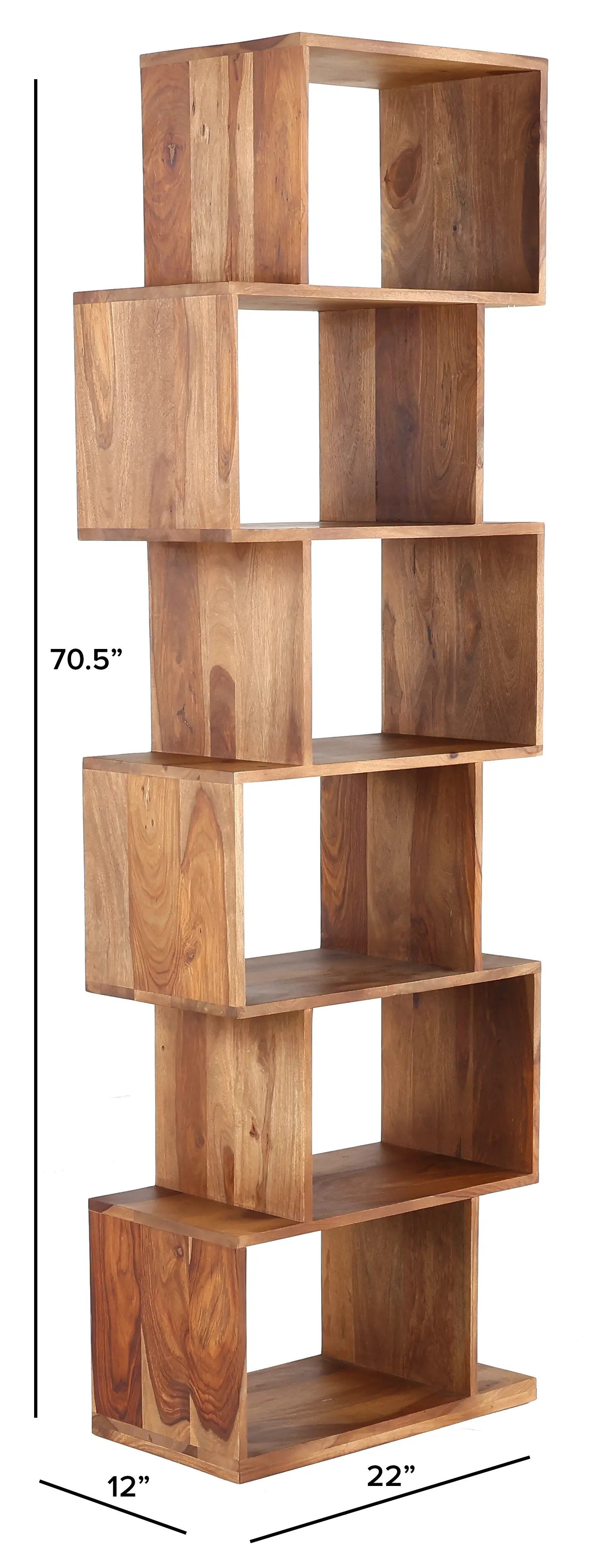 Urban Natural Wood Bookcase-3