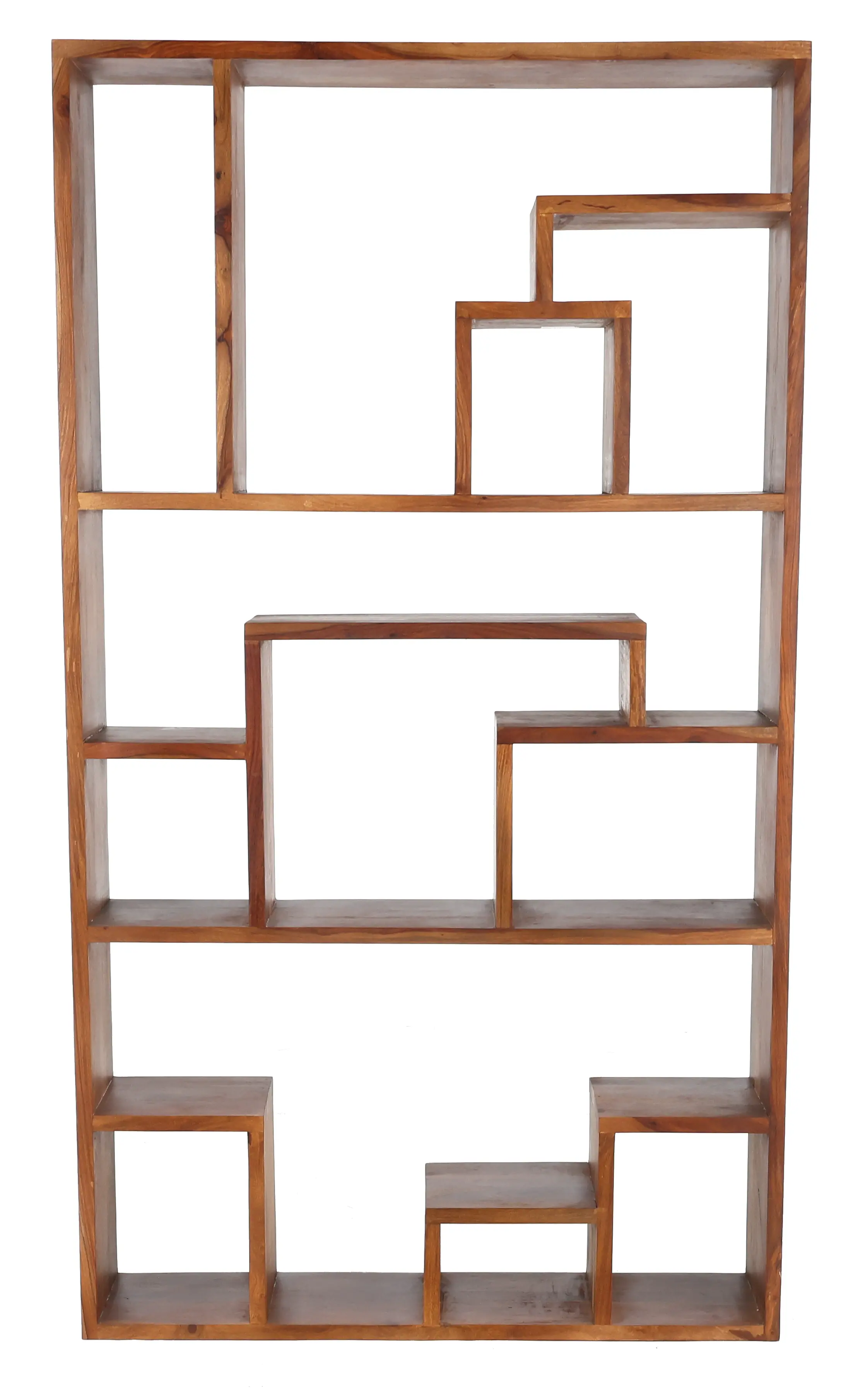 Urban Natural Wood 3 Shelf Bookcase-2