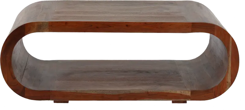 Ellipse Brown Coffee Table