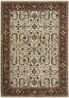 Aberdeen 8 x 11 Red and Ivory Area Rug