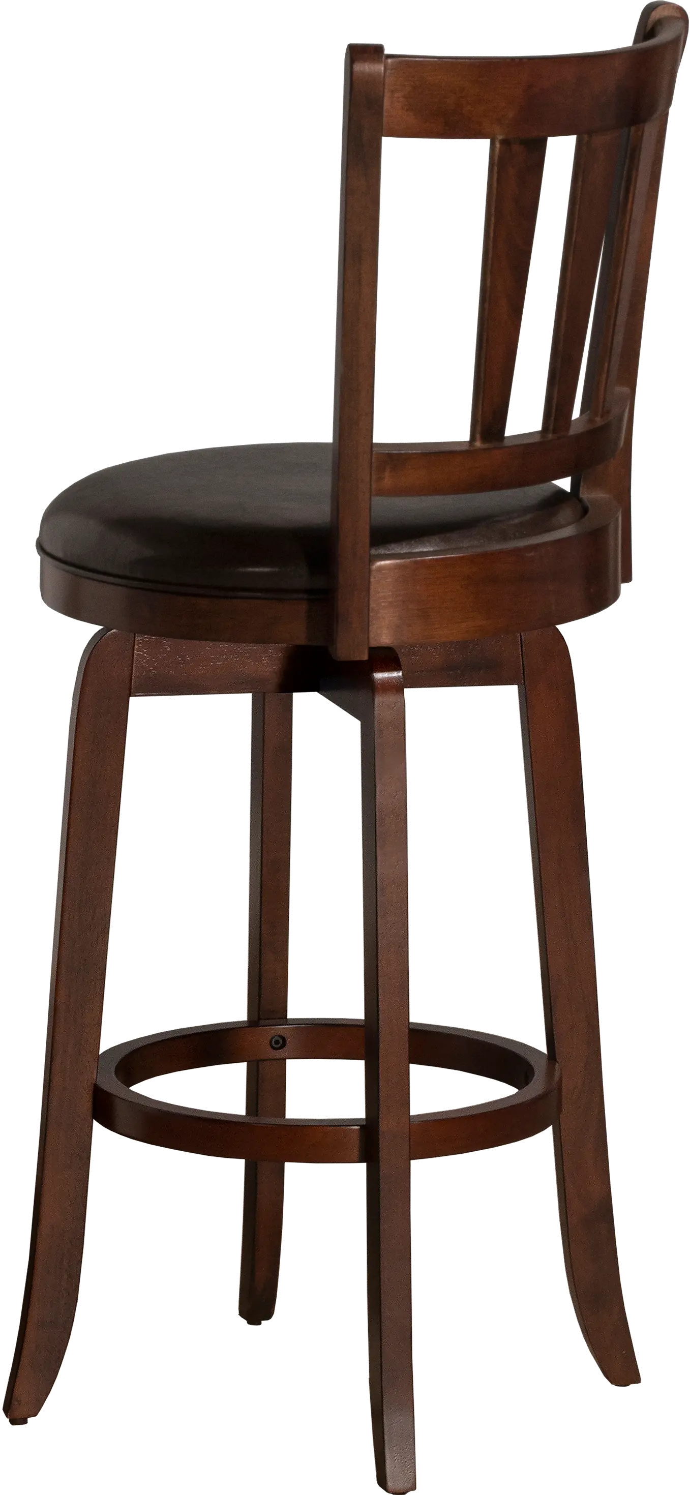 Presque Isle Traditional Cherry Swivel Bar Height Stool-3