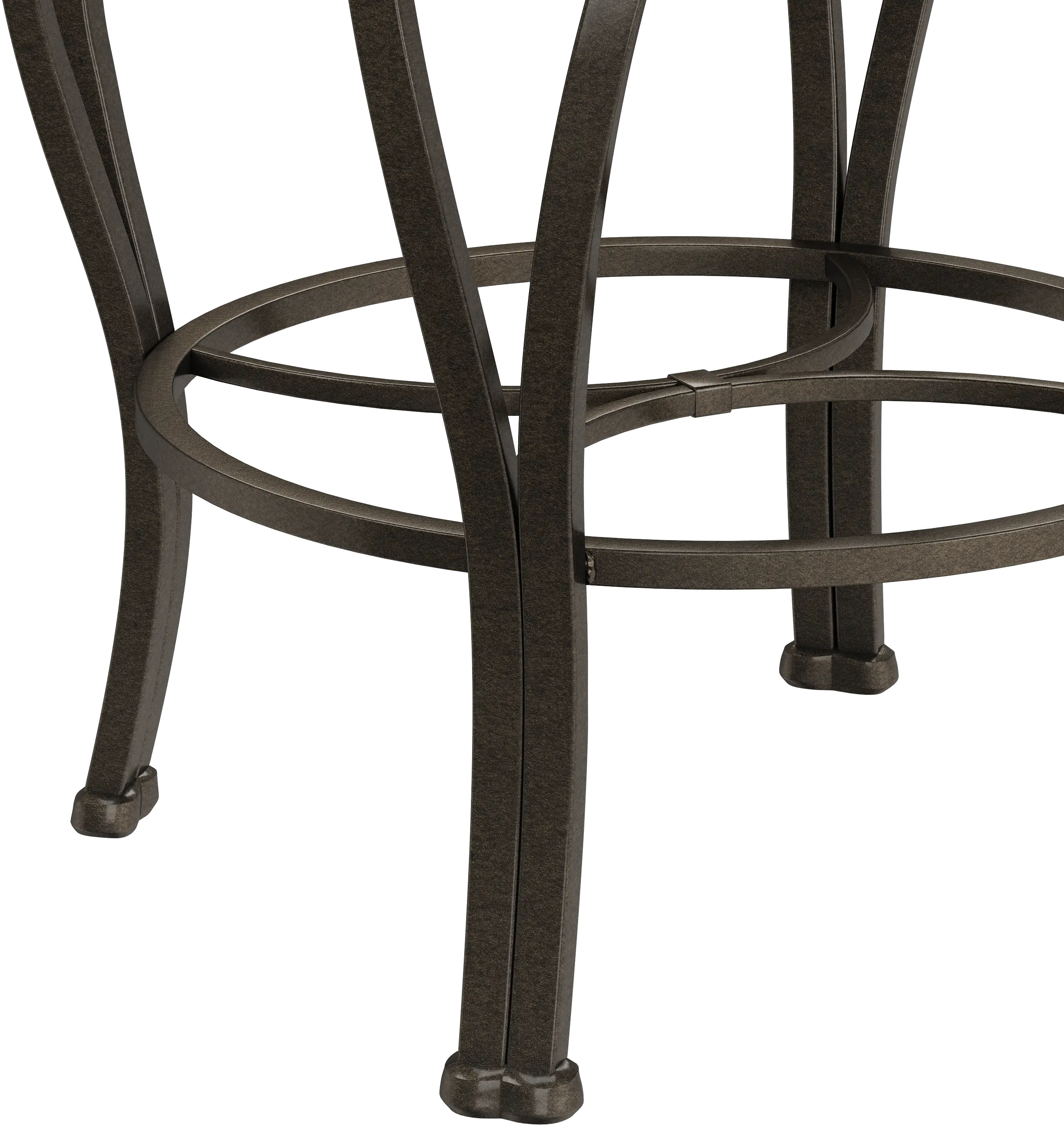 Montello Old Steel and Brown Swivel Counter Height Stool-5