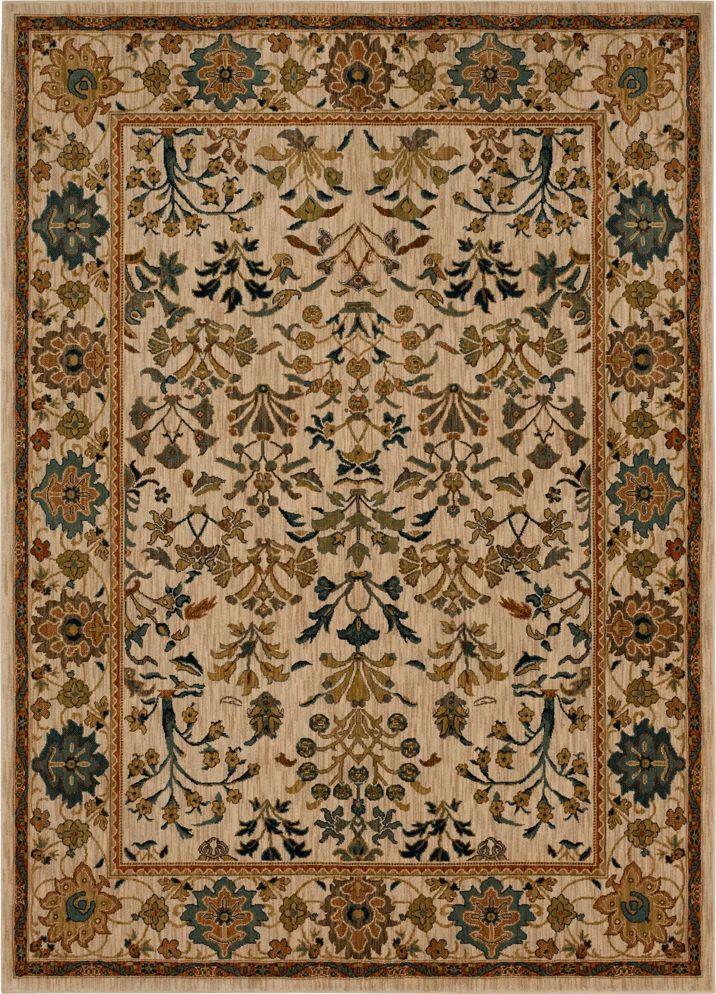 92414-70043/5.3X7.10 Spice Market 5 x 8 Clarevale Vanilla Area Rug-1