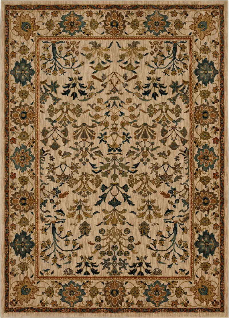 Spice Market 5 x 8 Clarevale Vanilla Area Rug