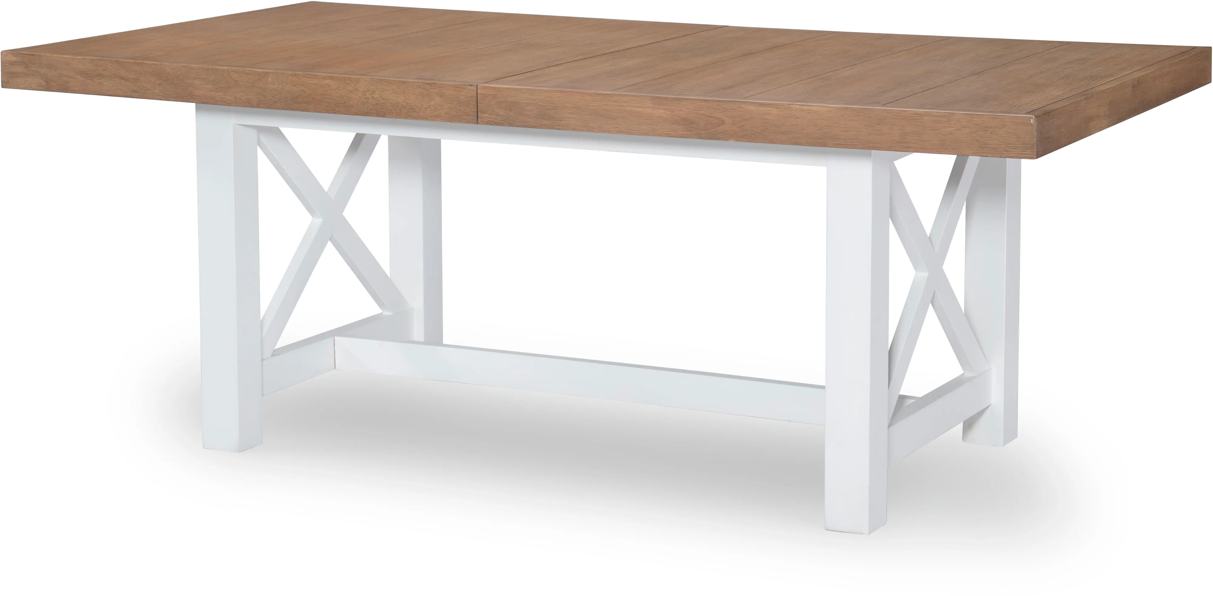 Franklin Oak and White Dining Table-1