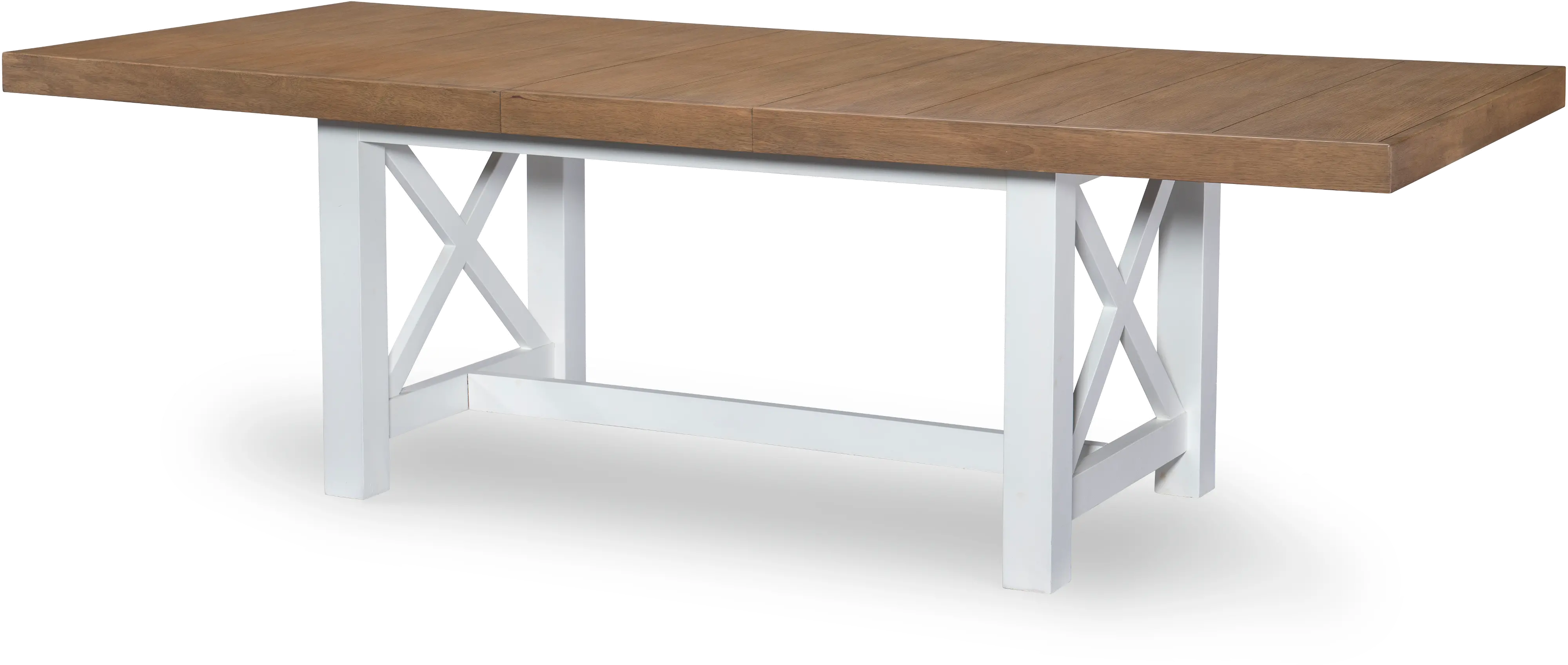Franklin Oak and White Dining Table-4