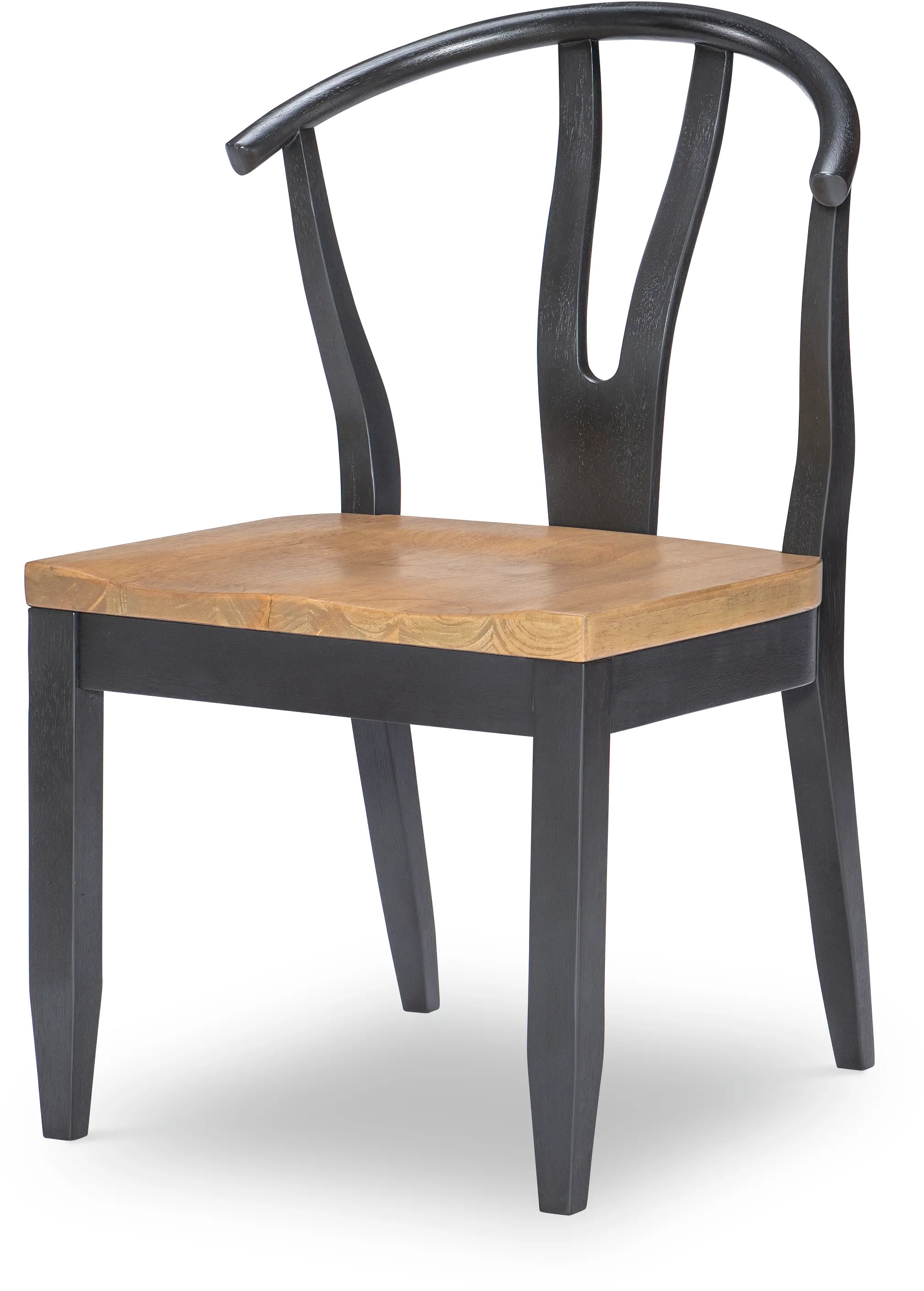 Franklin Black and Oak Dining Chair-1