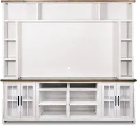 Hampton White Entertainment Center