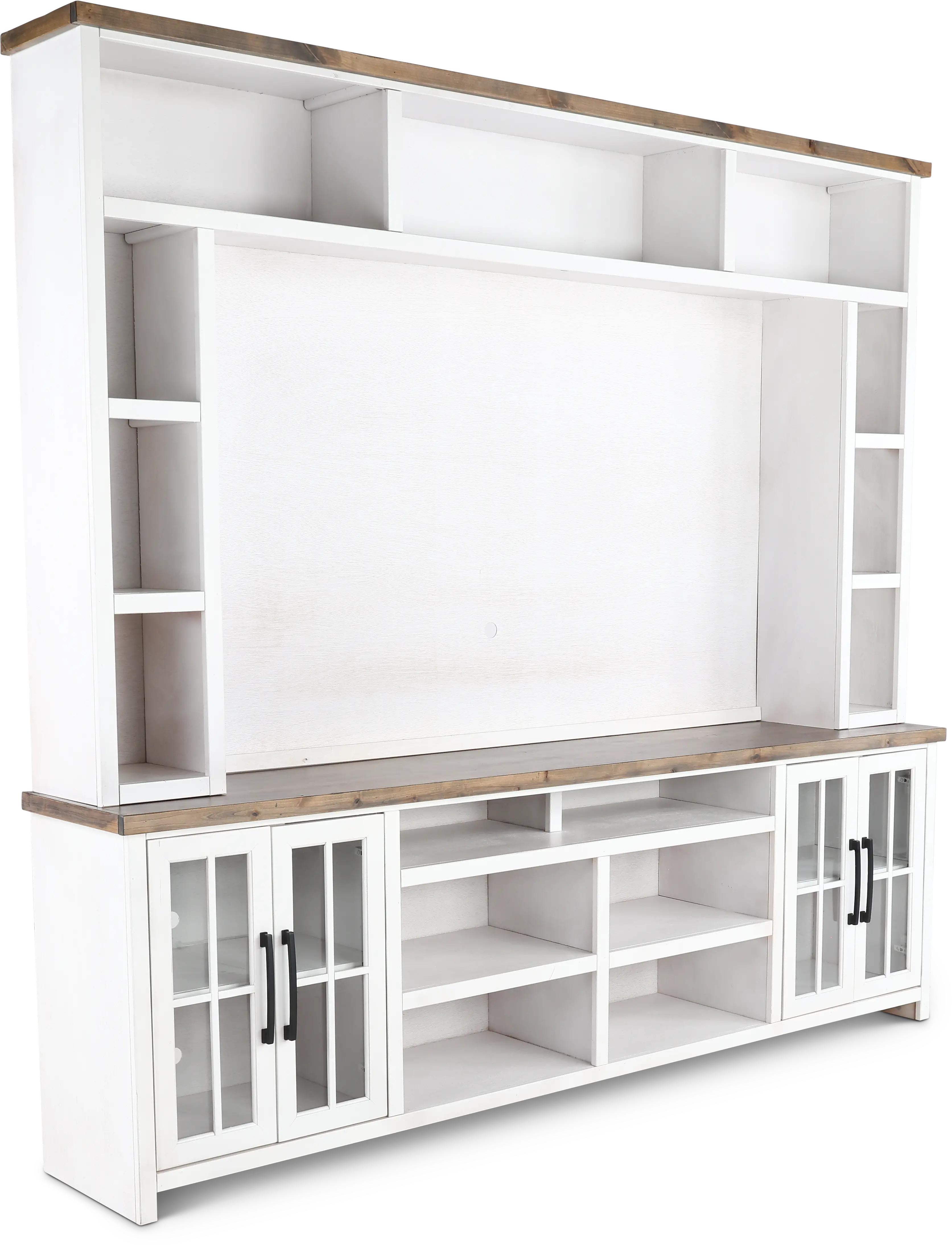 Hampton White Entertainment Center-5