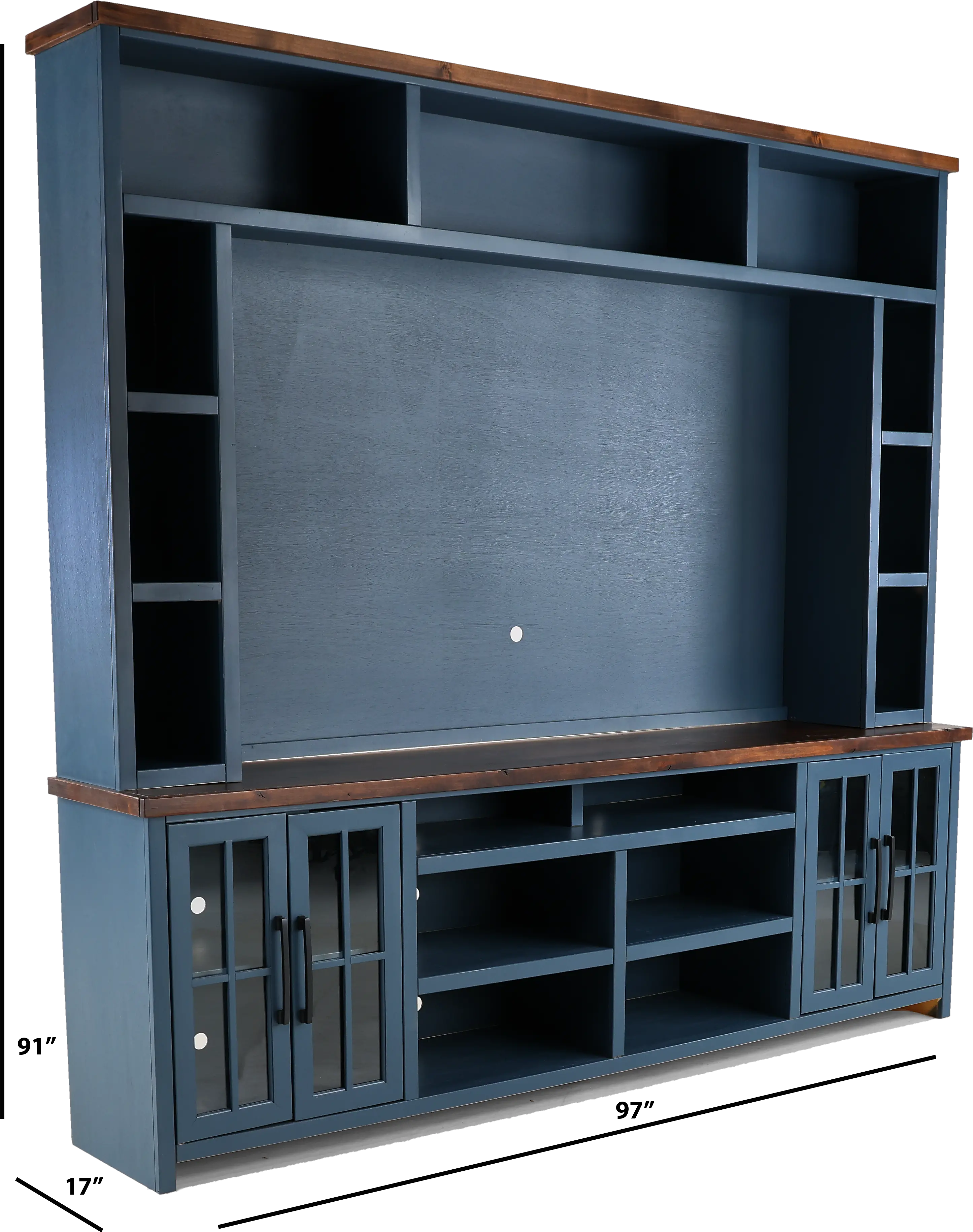 Nantucket Blue Entertainment Center-3