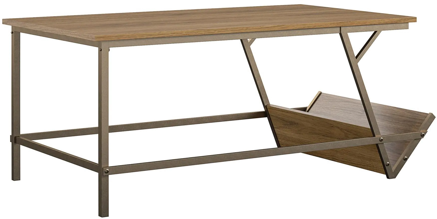 Camden Brown Coffee Table-5