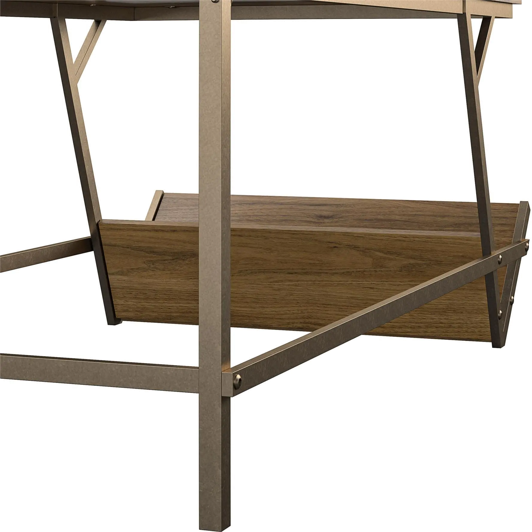 Camden Brown Coffee Table-6