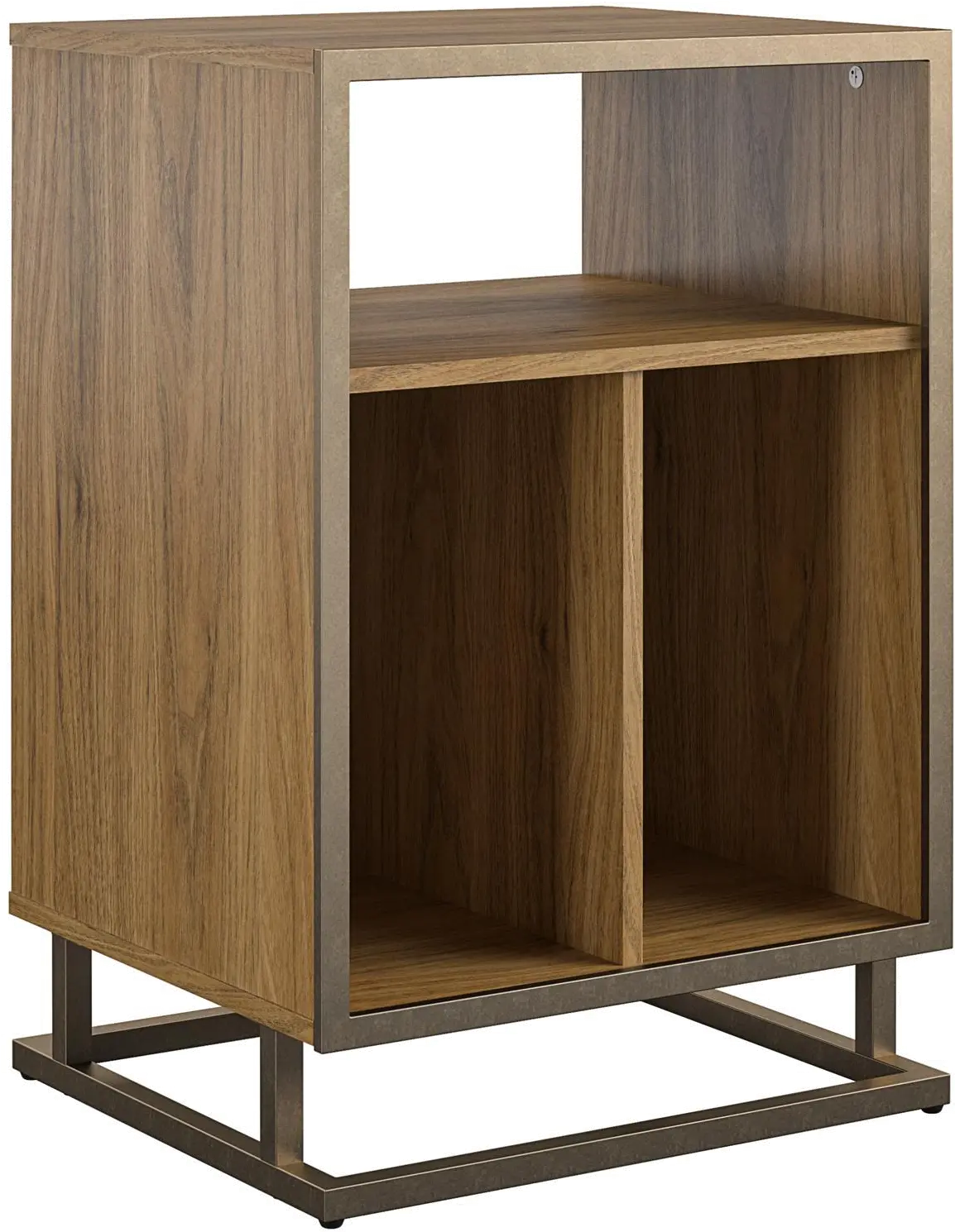 Camden Brown Turntable Stand-4