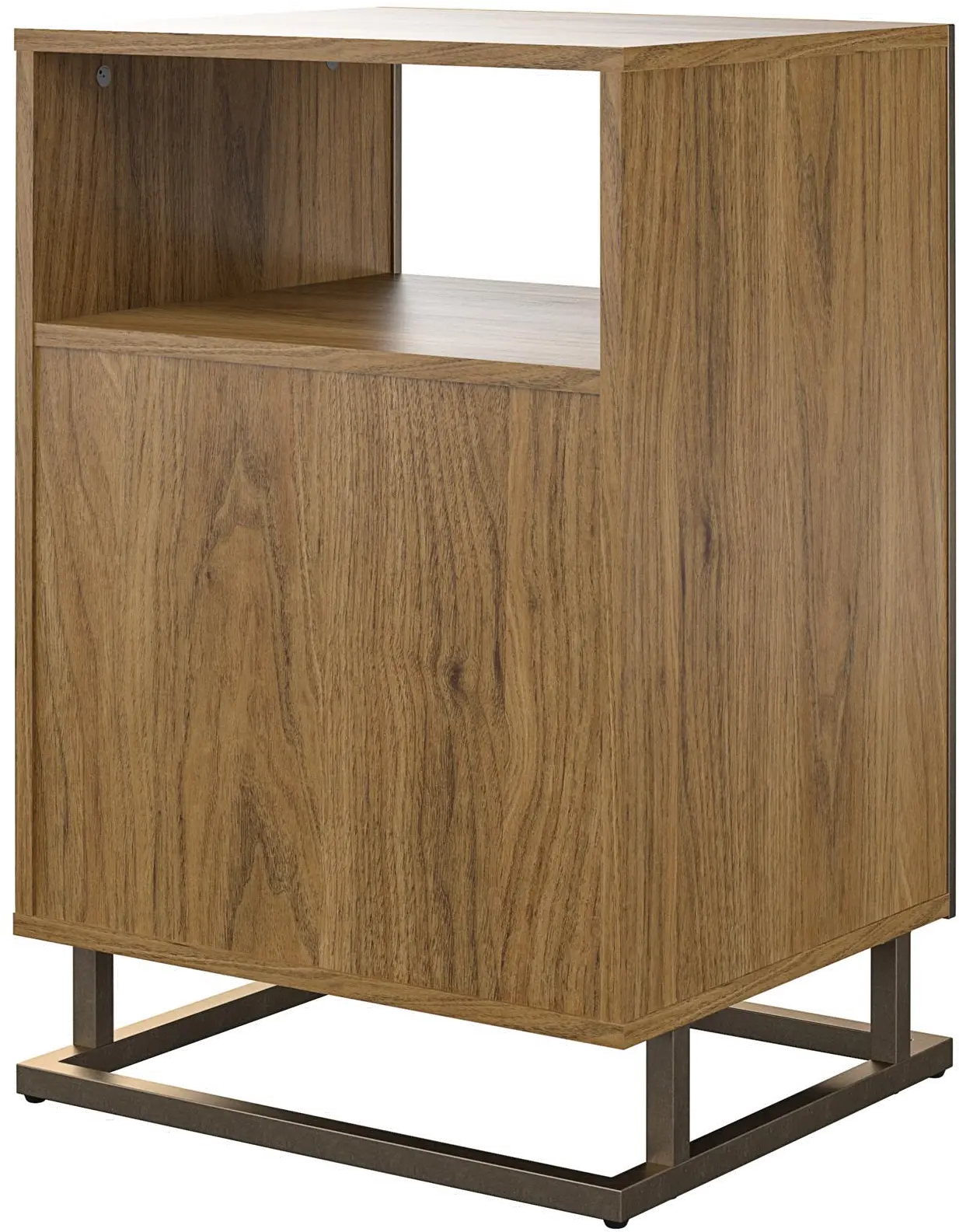 Camden Brown Turntable Stand-5