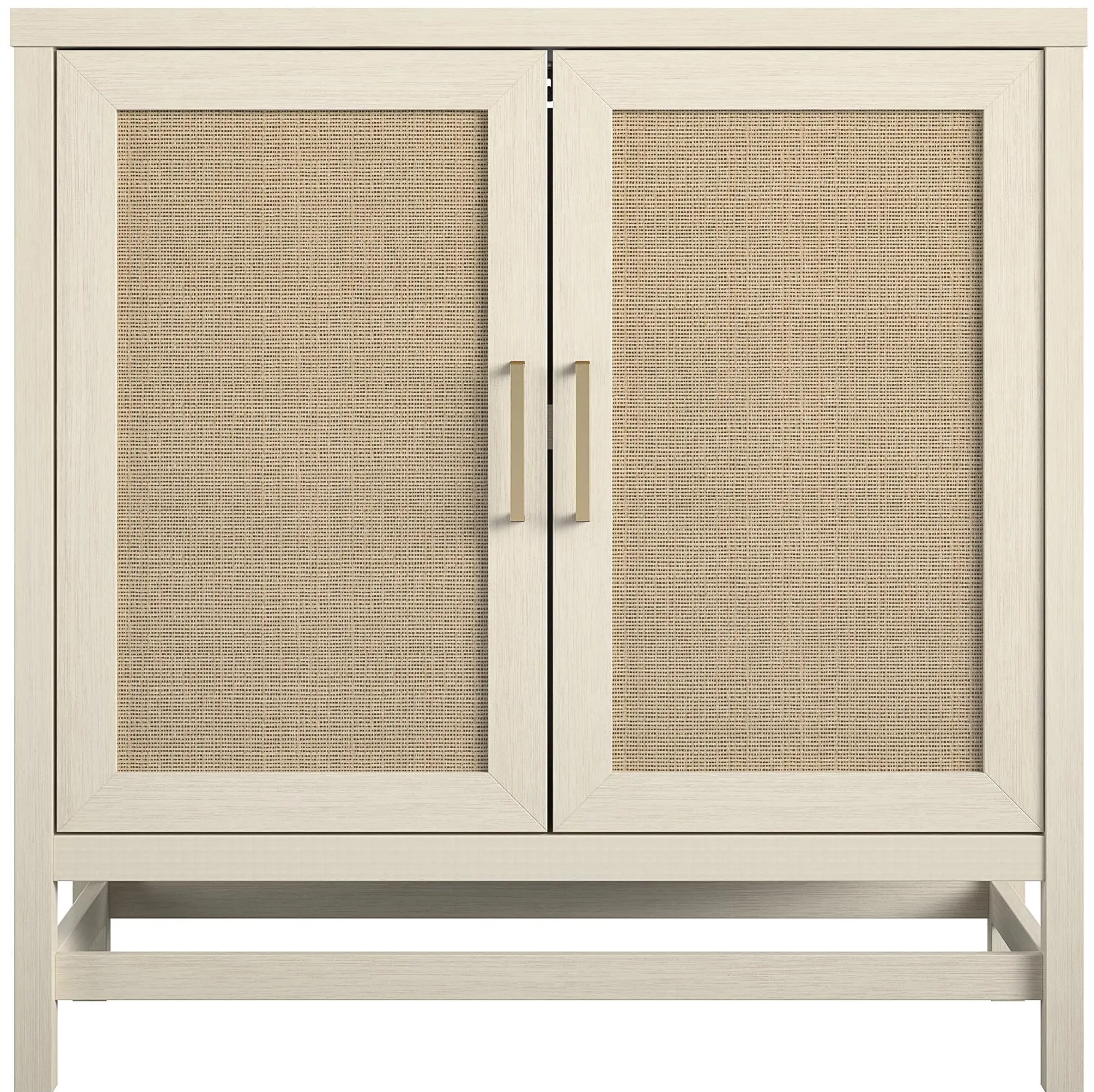 Lennon Ivory Oak Two Door Storage Cabinet-1