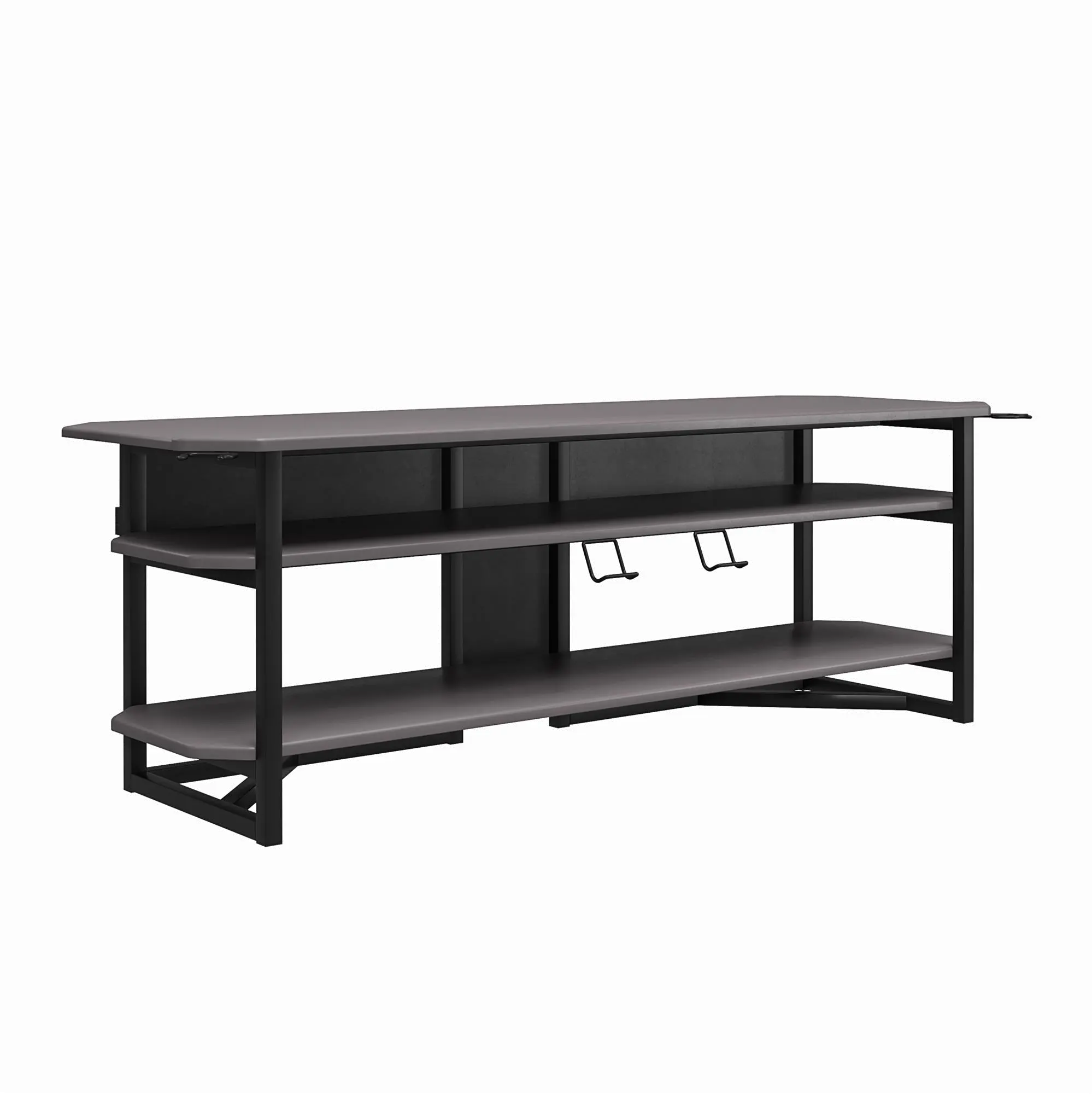 Quest Modern Gray Gaming TV Stand-3