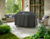 7758 Weber Genesis 400 Black Premium Grill Cover