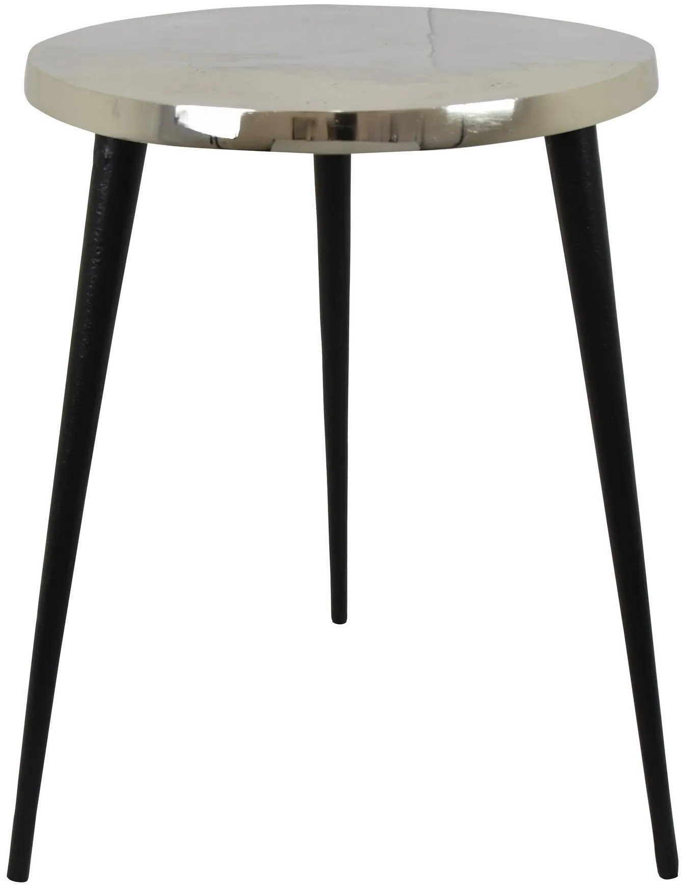 22 Inch Medium Silver Metal Table-1