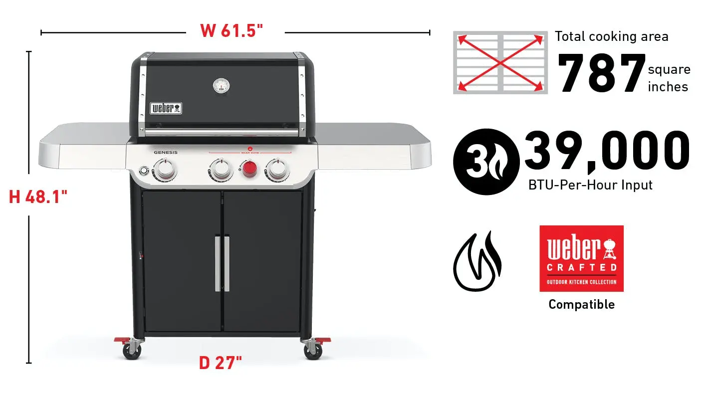 37320001,G3,E325S,CP Weber Genesis Copper E-325S Natural Gas Grill-12