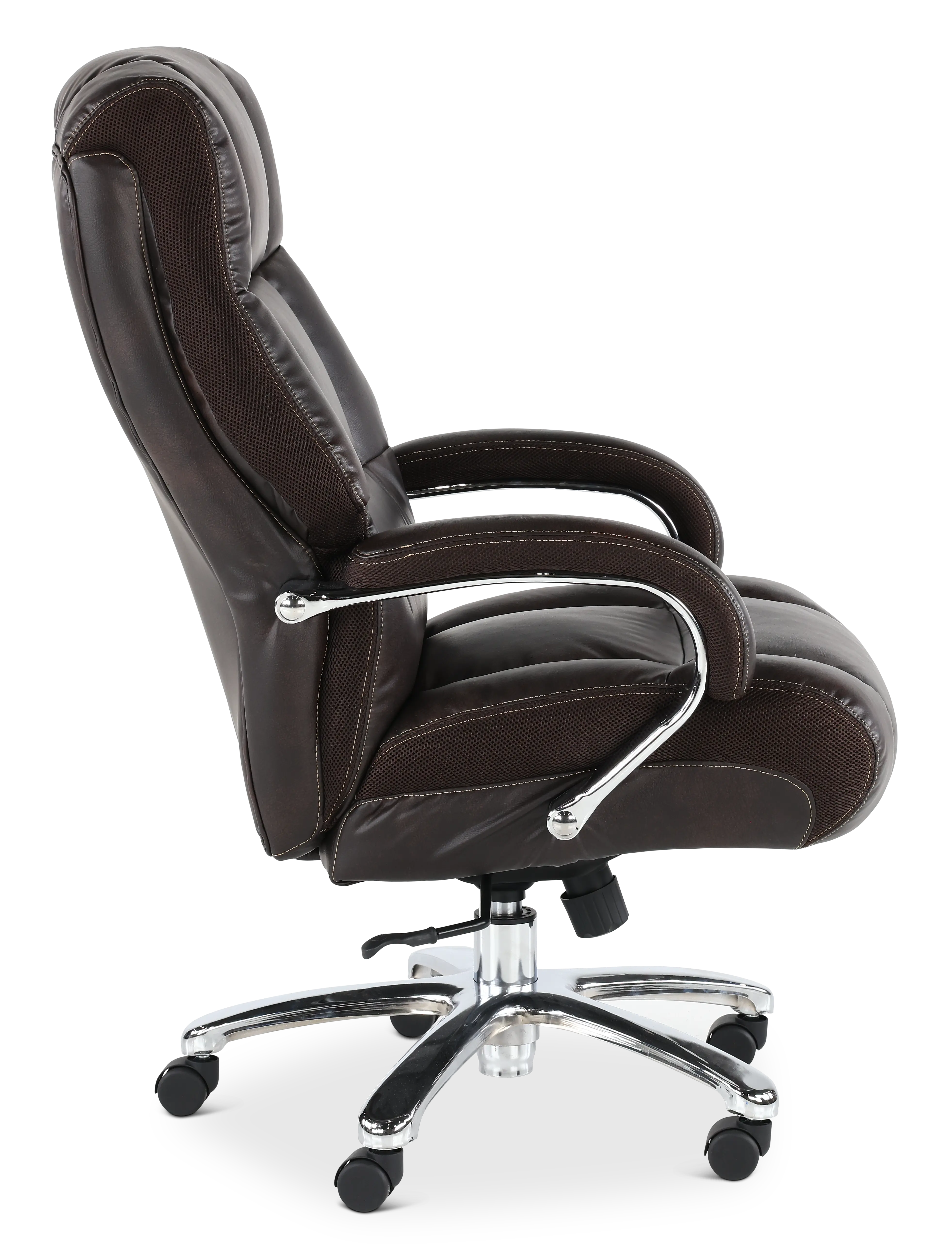 Porter Heavy Duty Brown Desk Chair-6