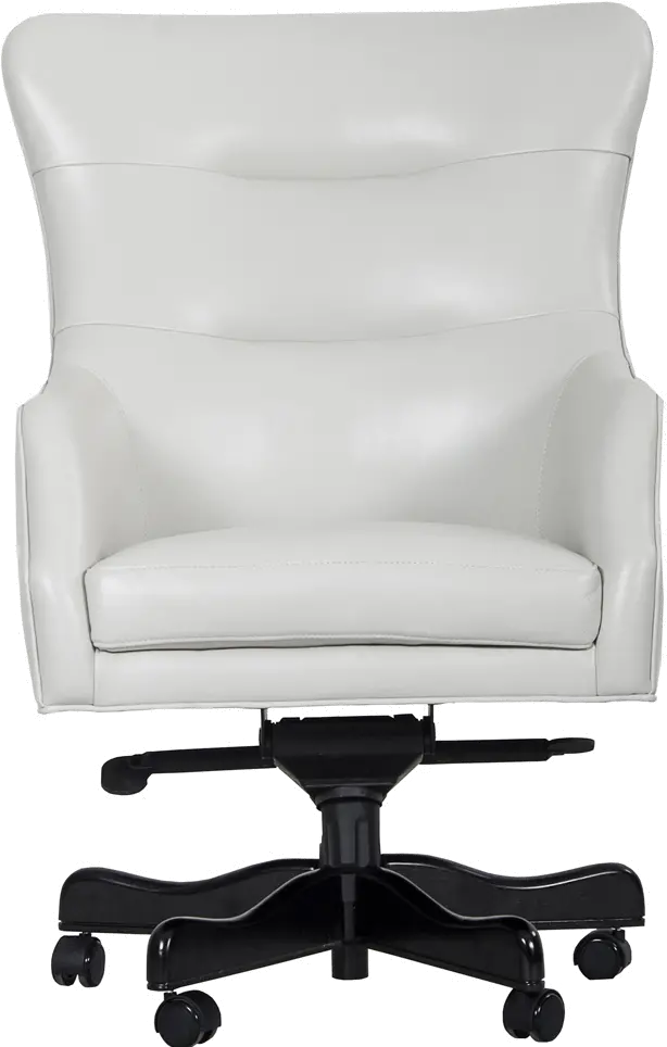 Porter Alabaster White Leather Desk Chair-3