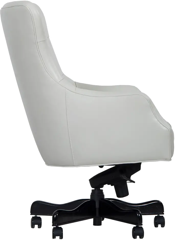 Porter Alabaster White Leather Desk Chair-4