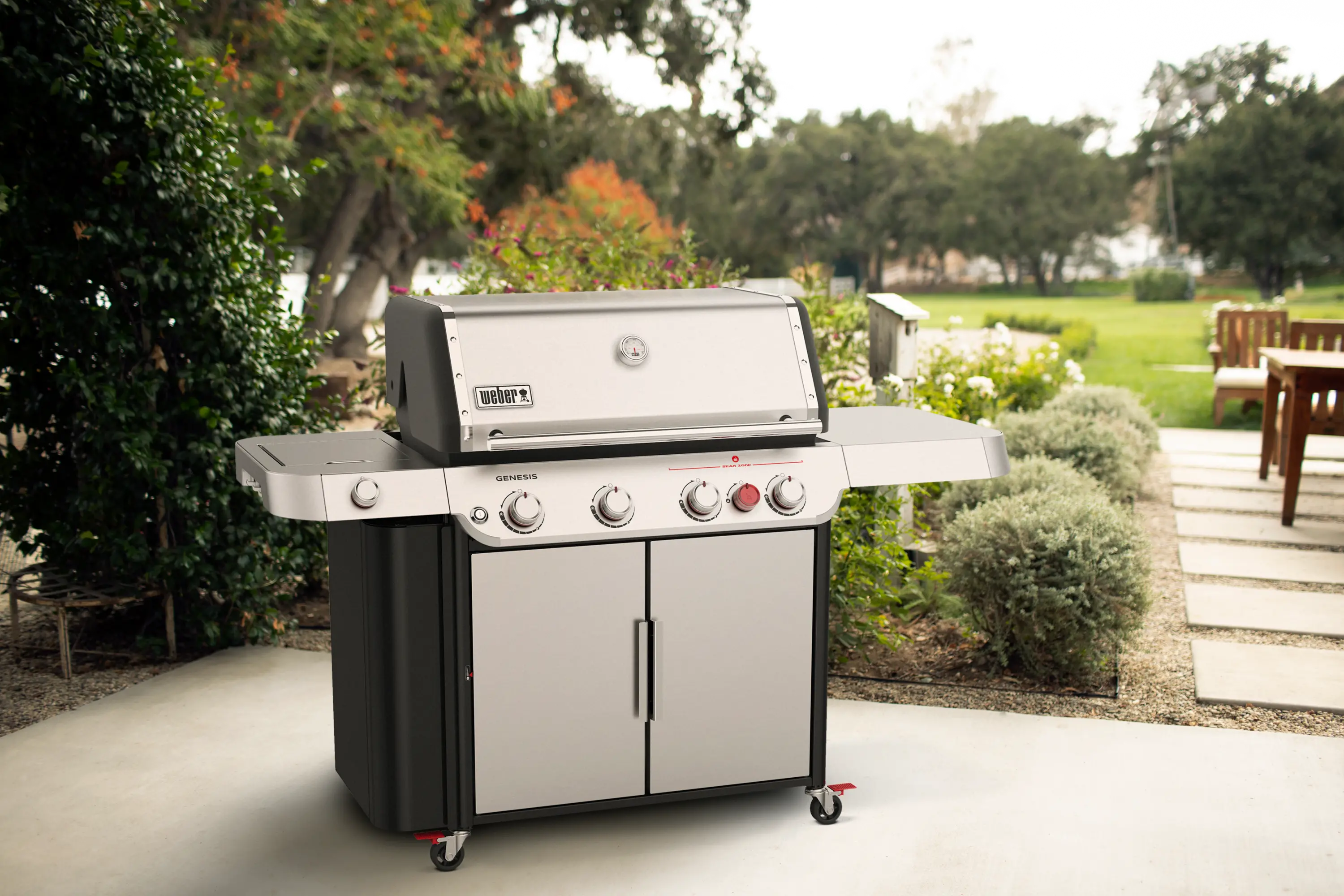 36403601,G3,SLS435,S Weber Genesis Stainless Steel SL-S-435 Liquid Propane Grill-13