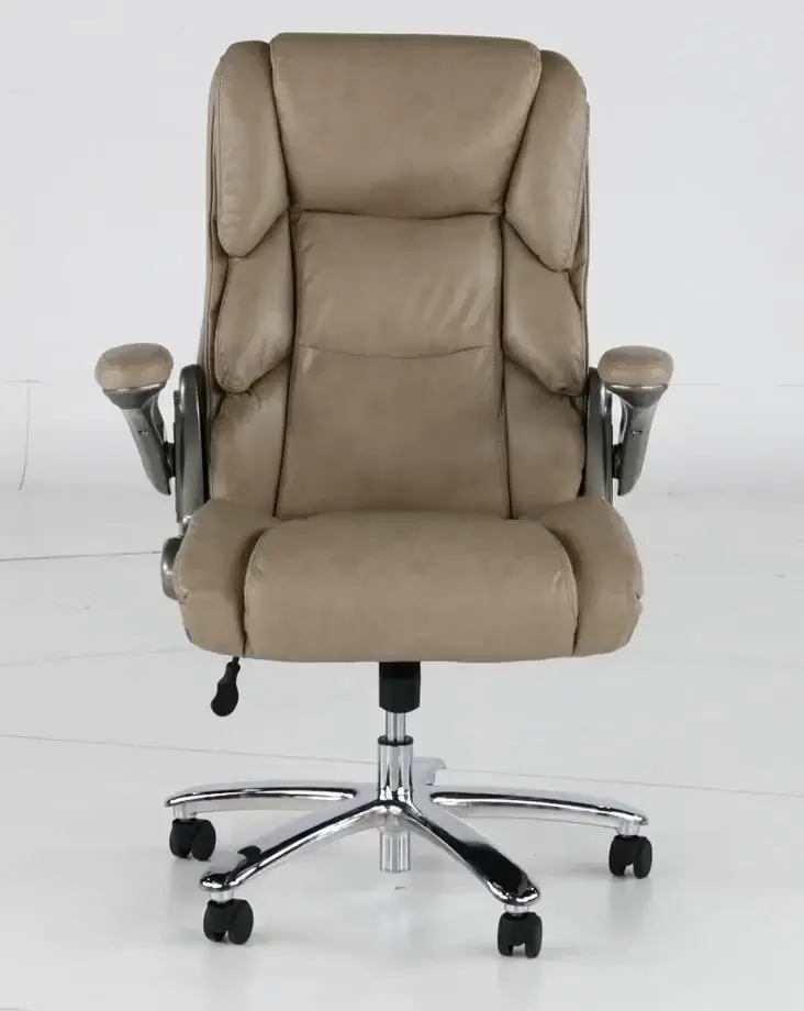Warren Heavy Duty Beige Desk Chair-2