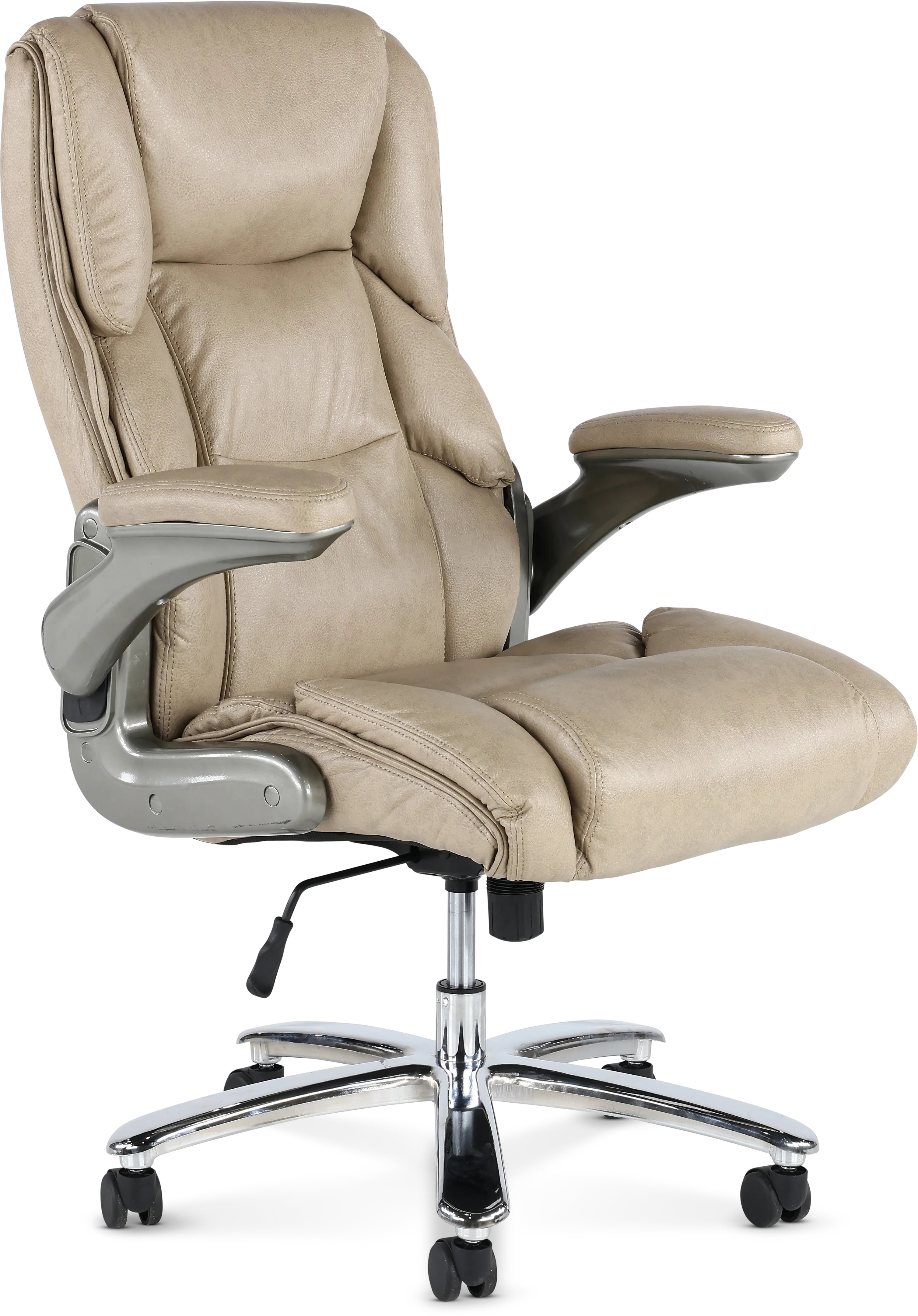 Warren Heavy Duty Beige Desk Chair-4