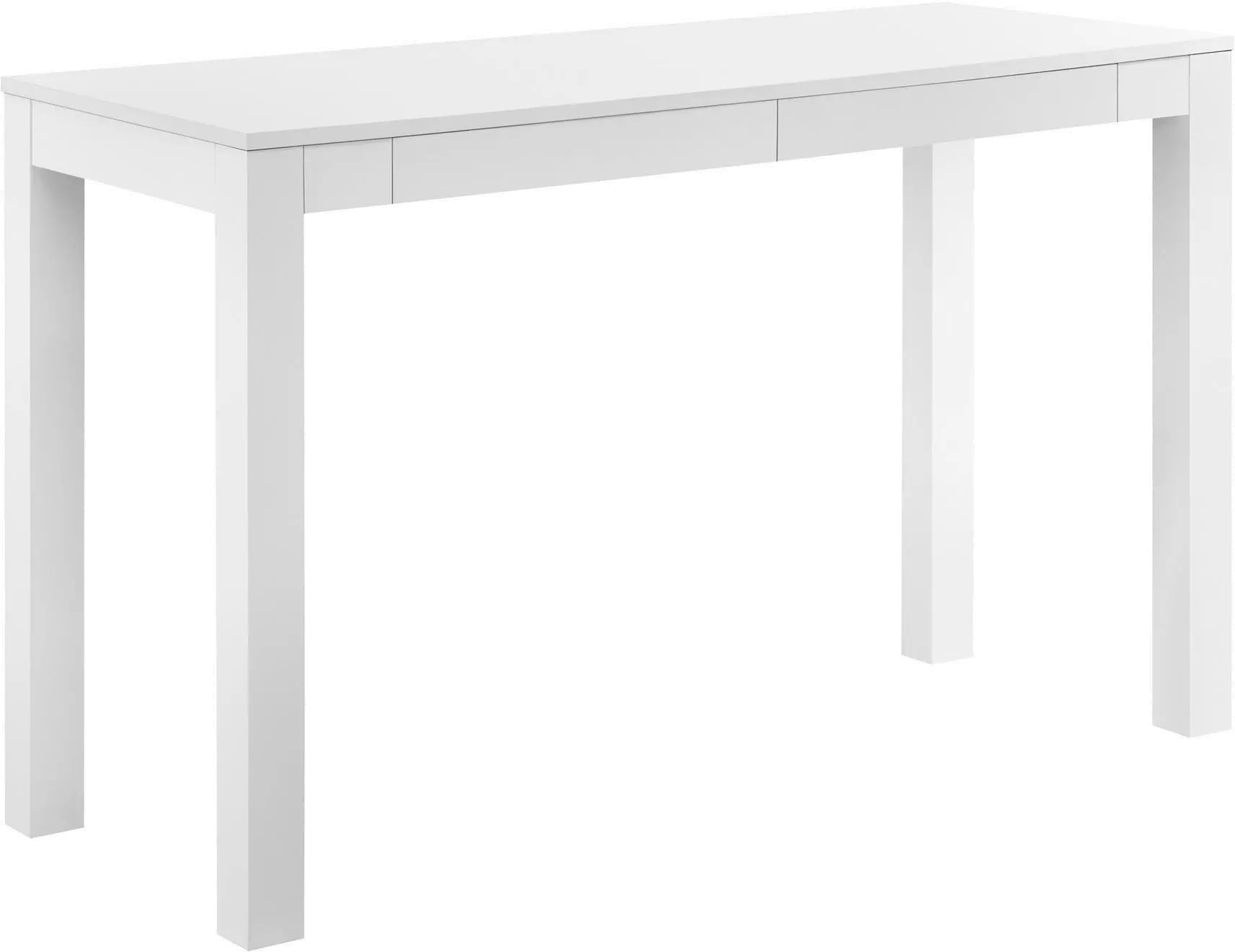 Parsons Large White Computer Desk with Two Drawers-4