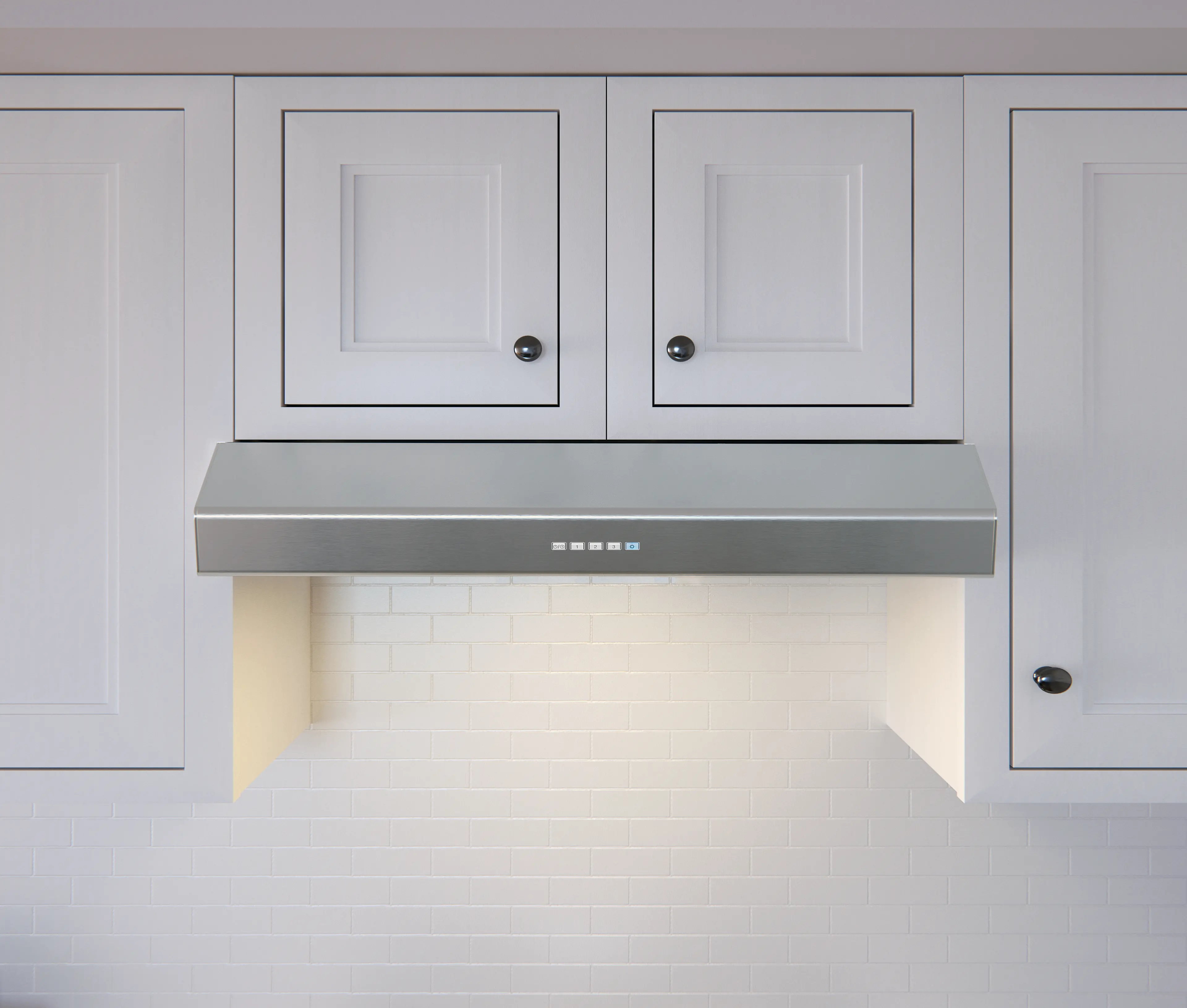 AK1236CS Zephyr 36 Inch Breeze II Range Hood - Stainless Steel-2