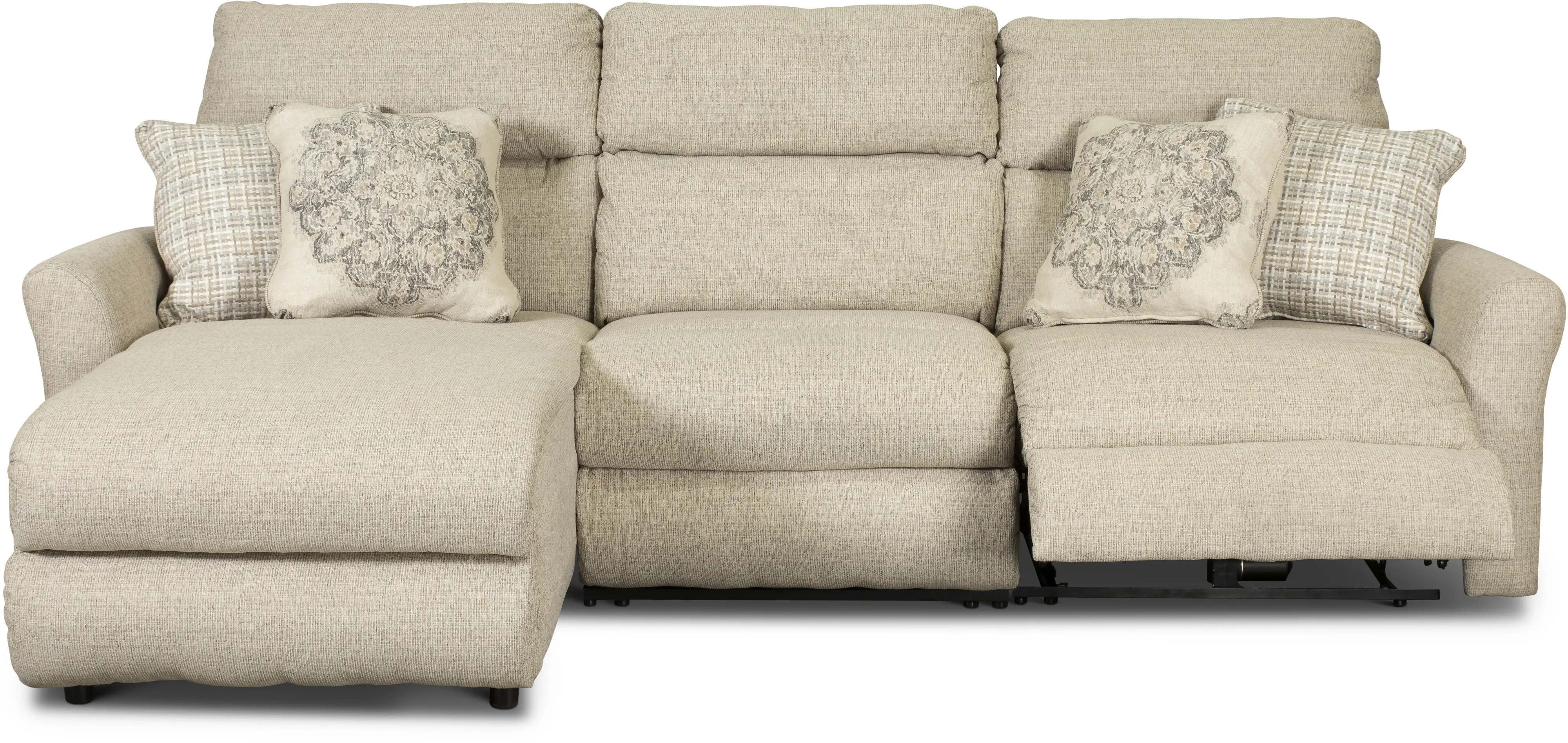 3PC/62612/LCHSE/SOFA McPherson Beige Power Reclining Sofa with Chaise-4